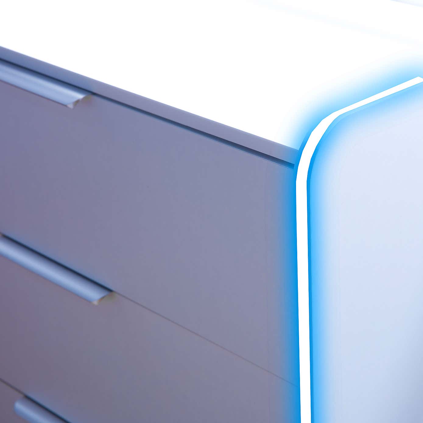 Electra Chest of 3 Drawers with LED Lights