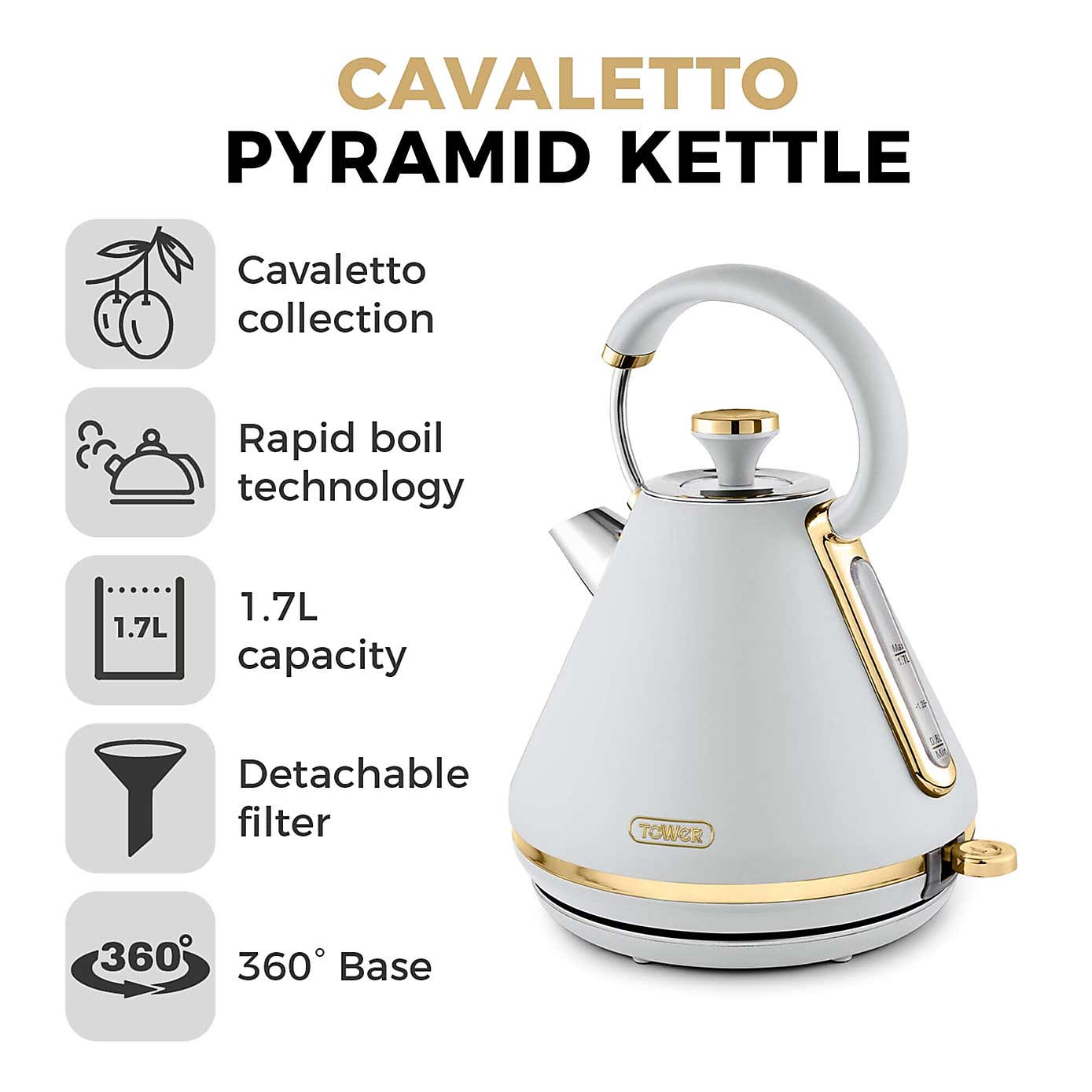 TOWER Cavaletto 1.7L Kettle