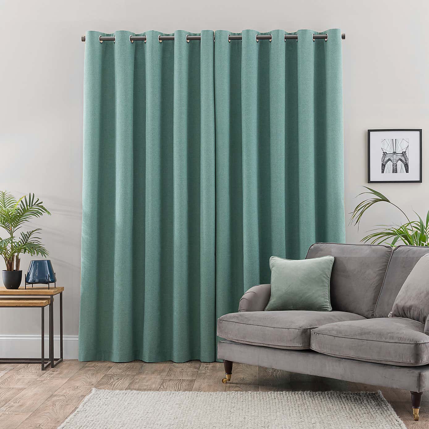 Zodiac Blackout Eyelet Curtains