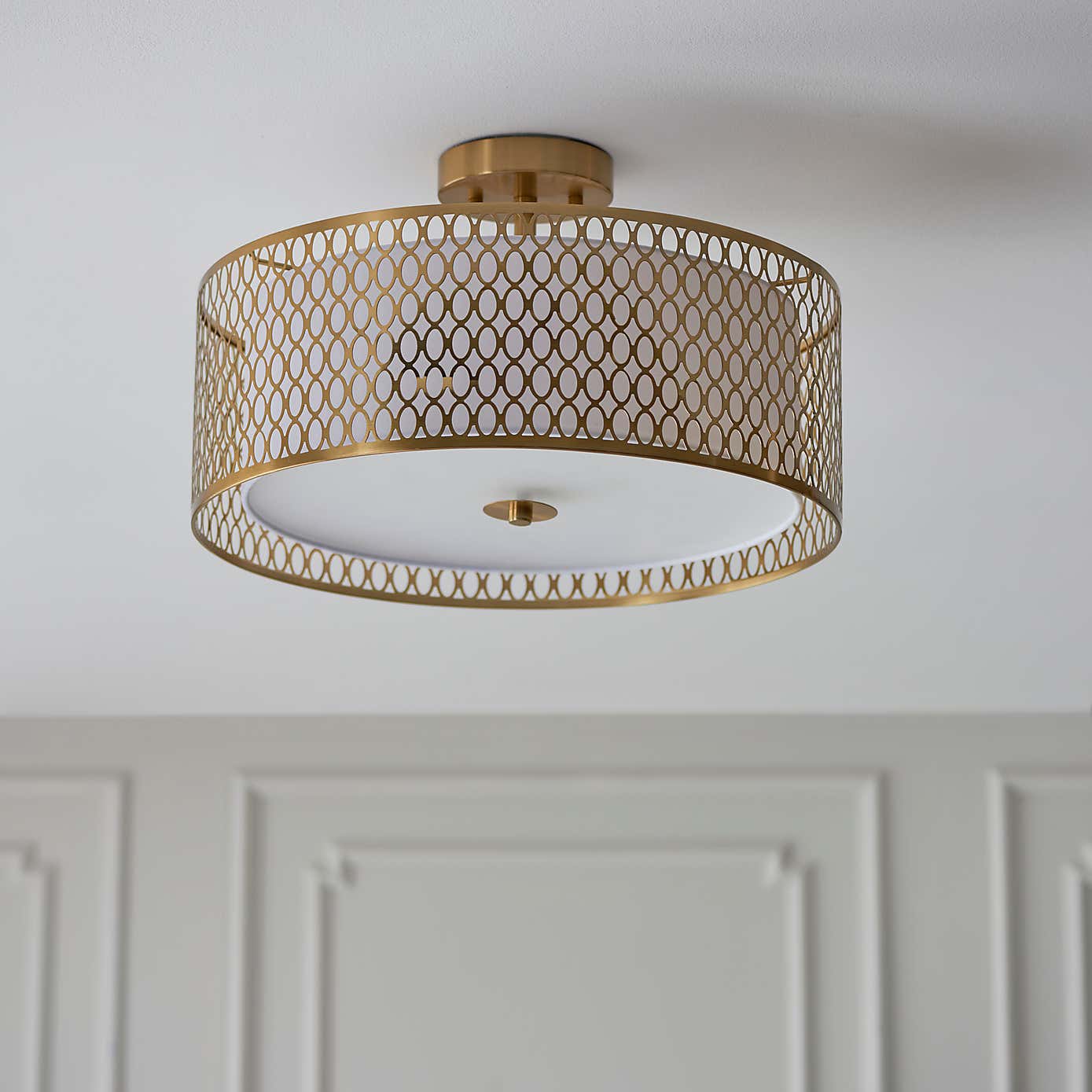 Vogue Toina 3 Light Flush Ceiling Fitting
