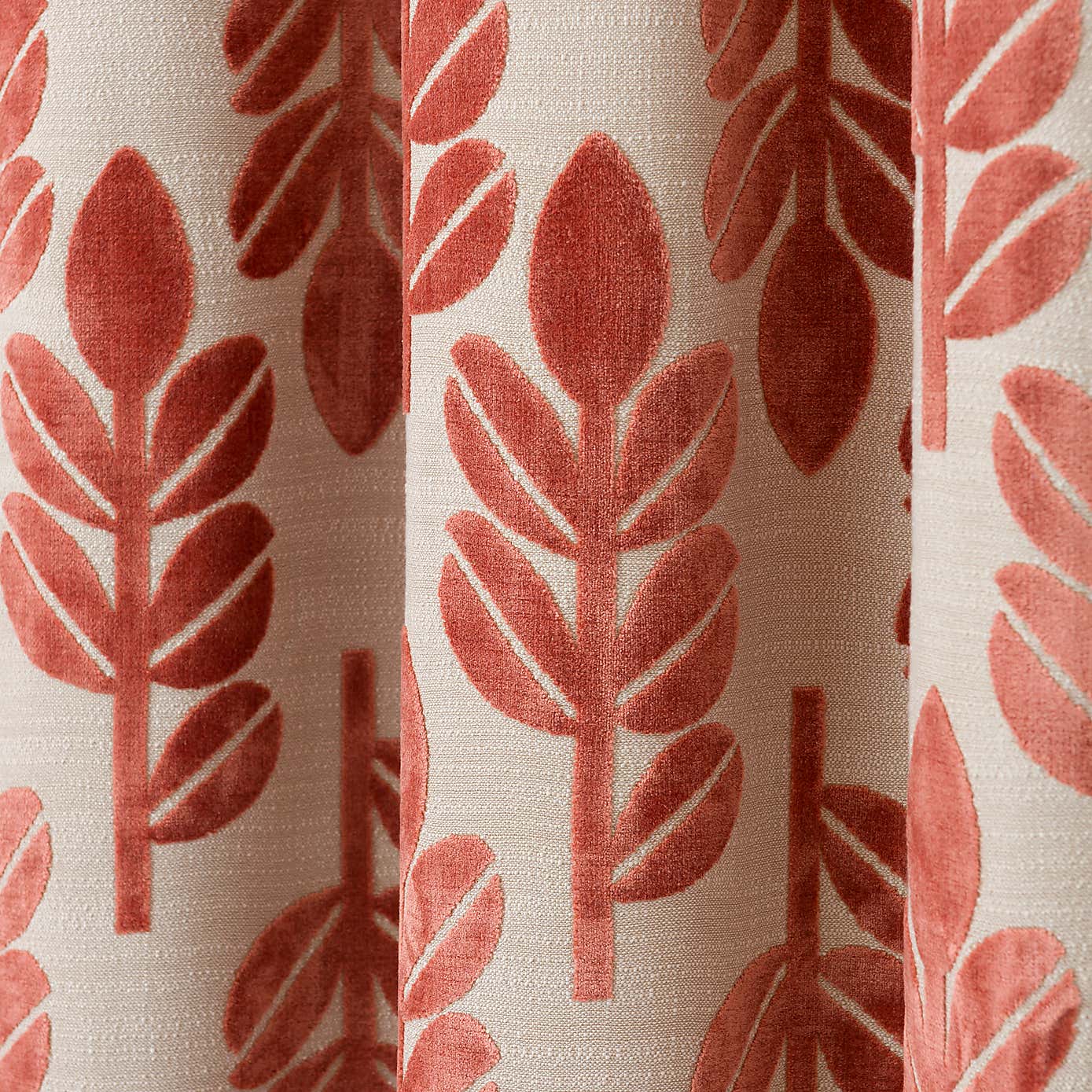 Annika Cut Velvet Eyelet Curtains