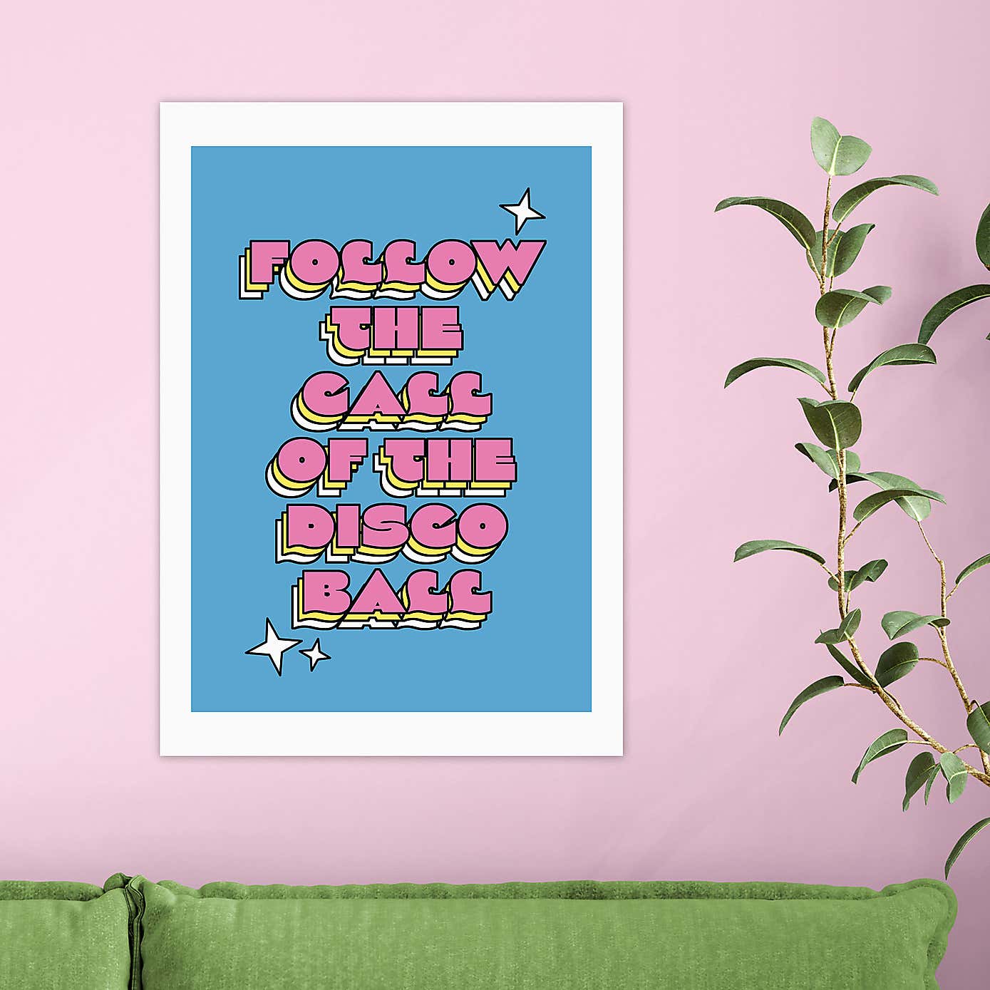 East End Prints Disco Ball Print