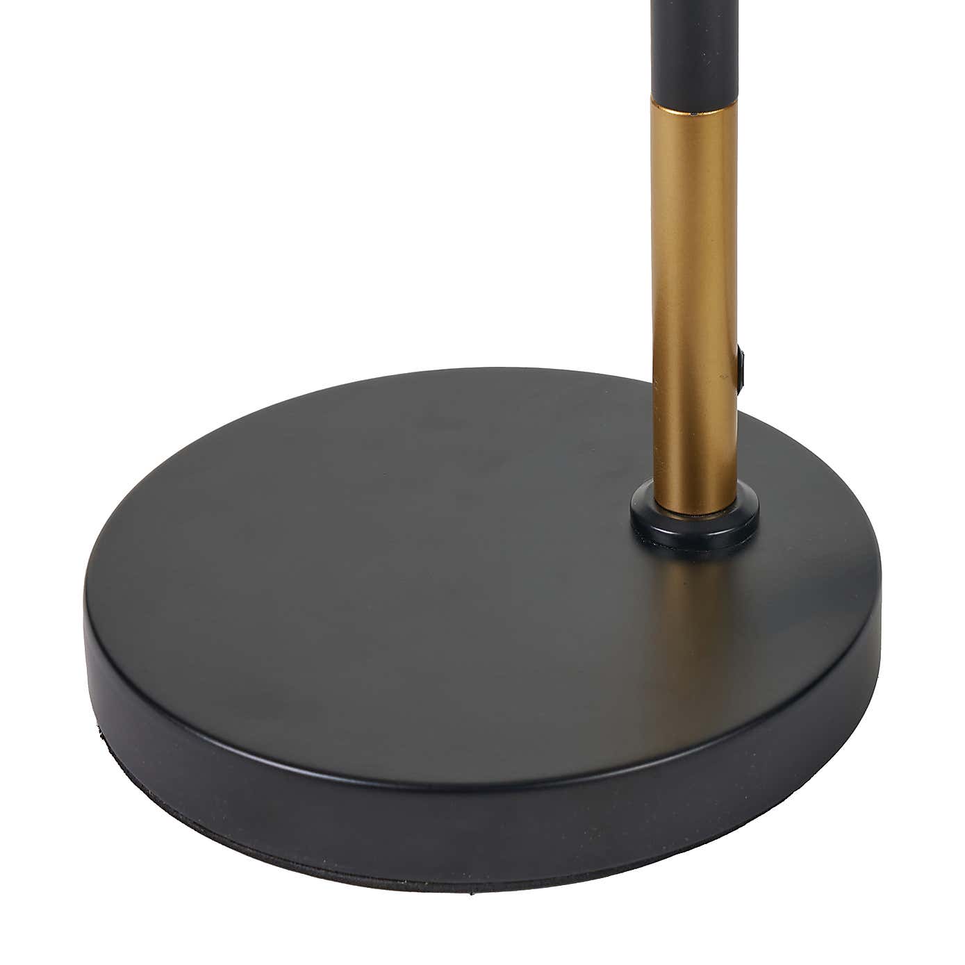 Wanda White Orb and Black Metal Floor Lamp