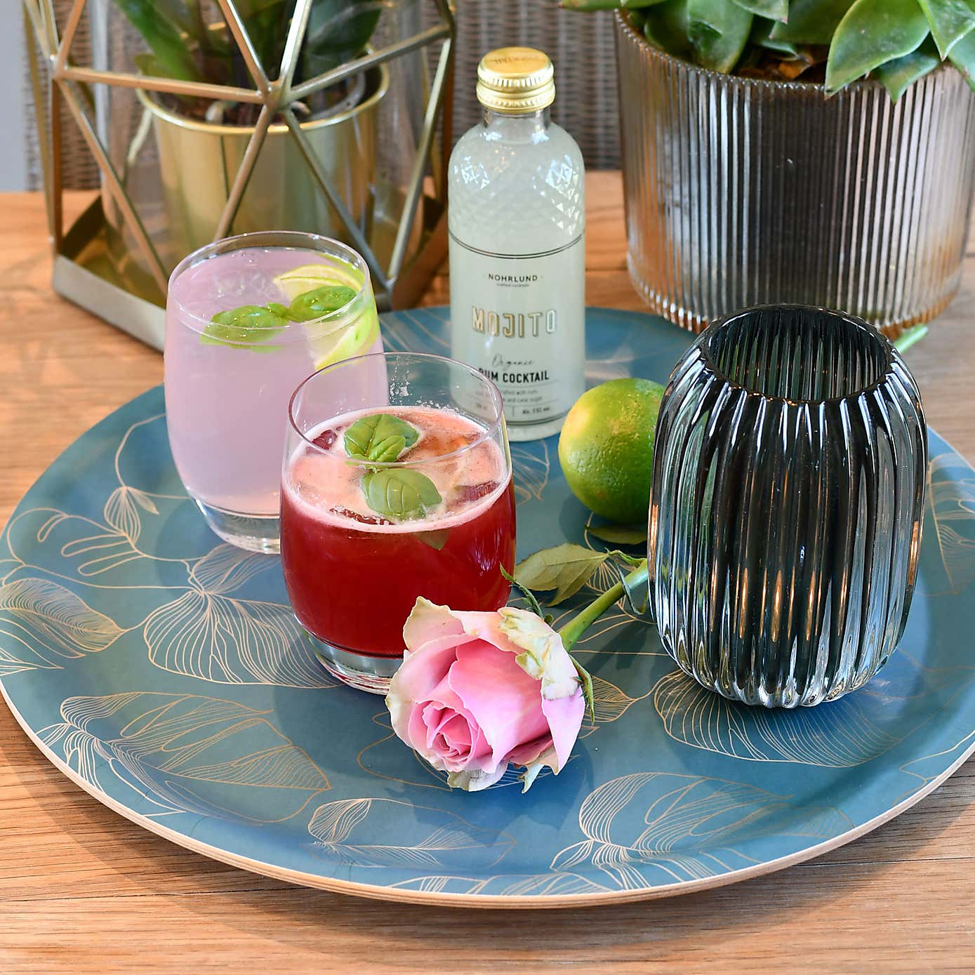 Botanicals Large Round Tray