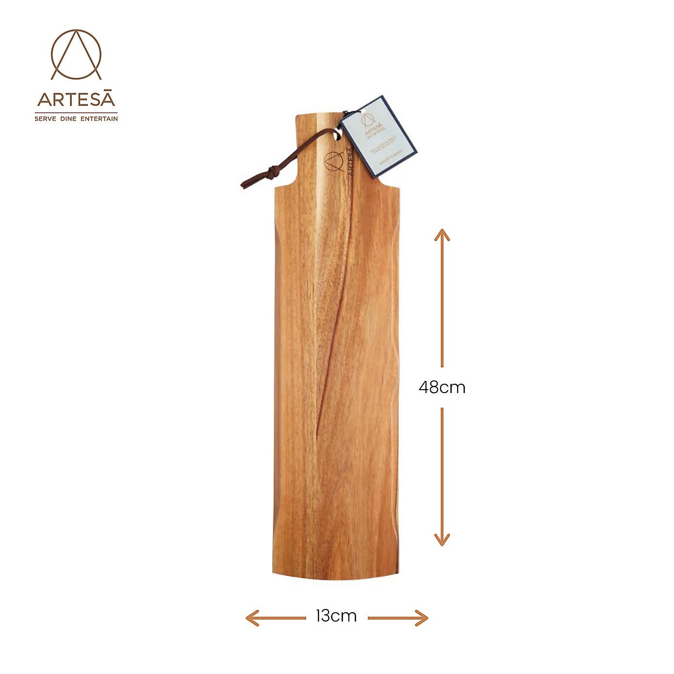 Artesa Acacia Wood Serving Paddle Board