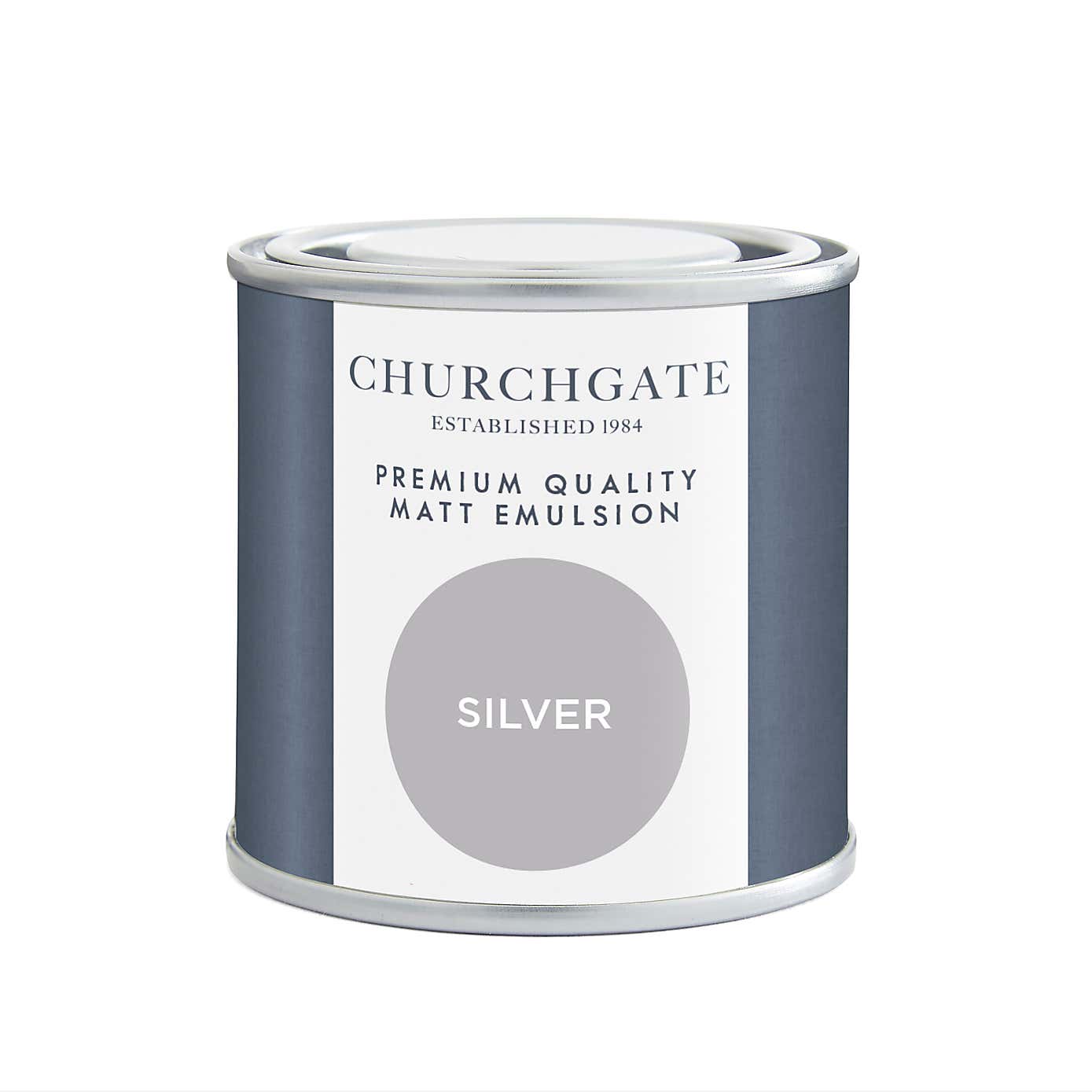 Churchgate Silver Matt Emulsion Paint