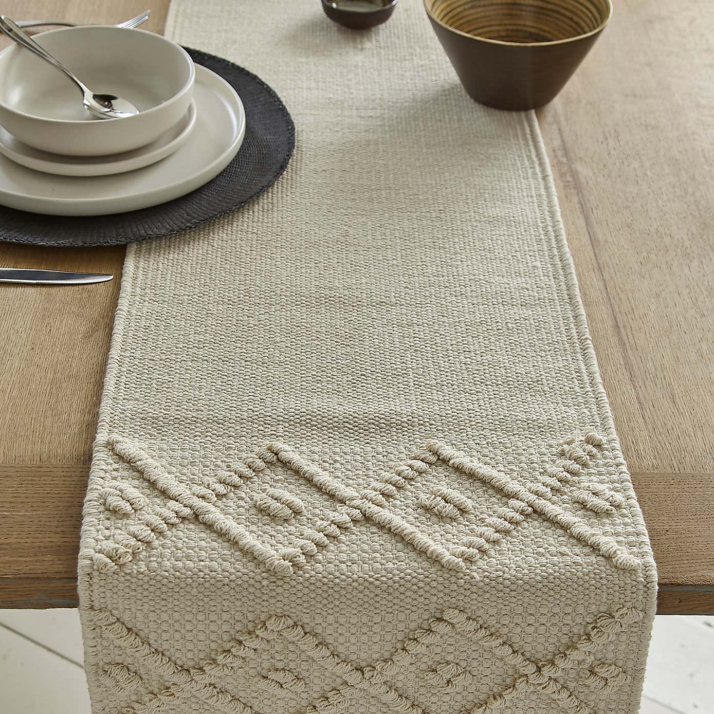 Macrame Global Textured Runner