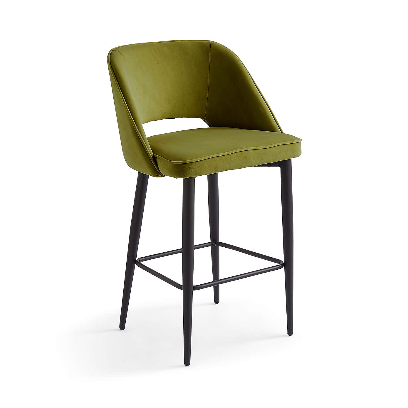 Lillia Velvet Bar Stool
