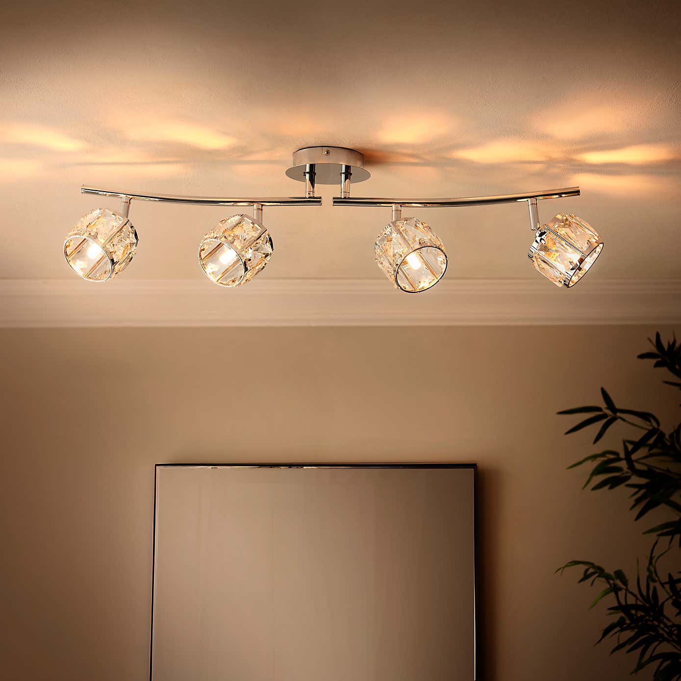 Kleio Modern 4 Light Adjustable Spotlight Bar