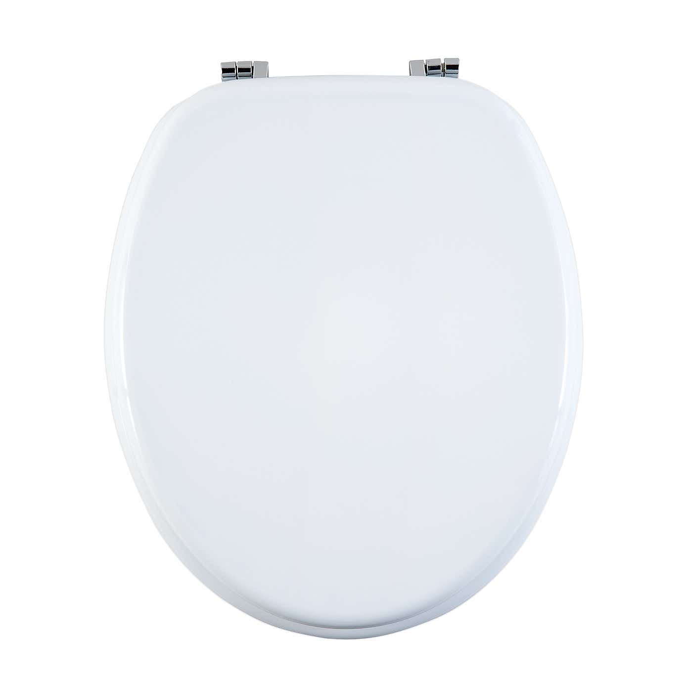 White MDF Toilet Seat