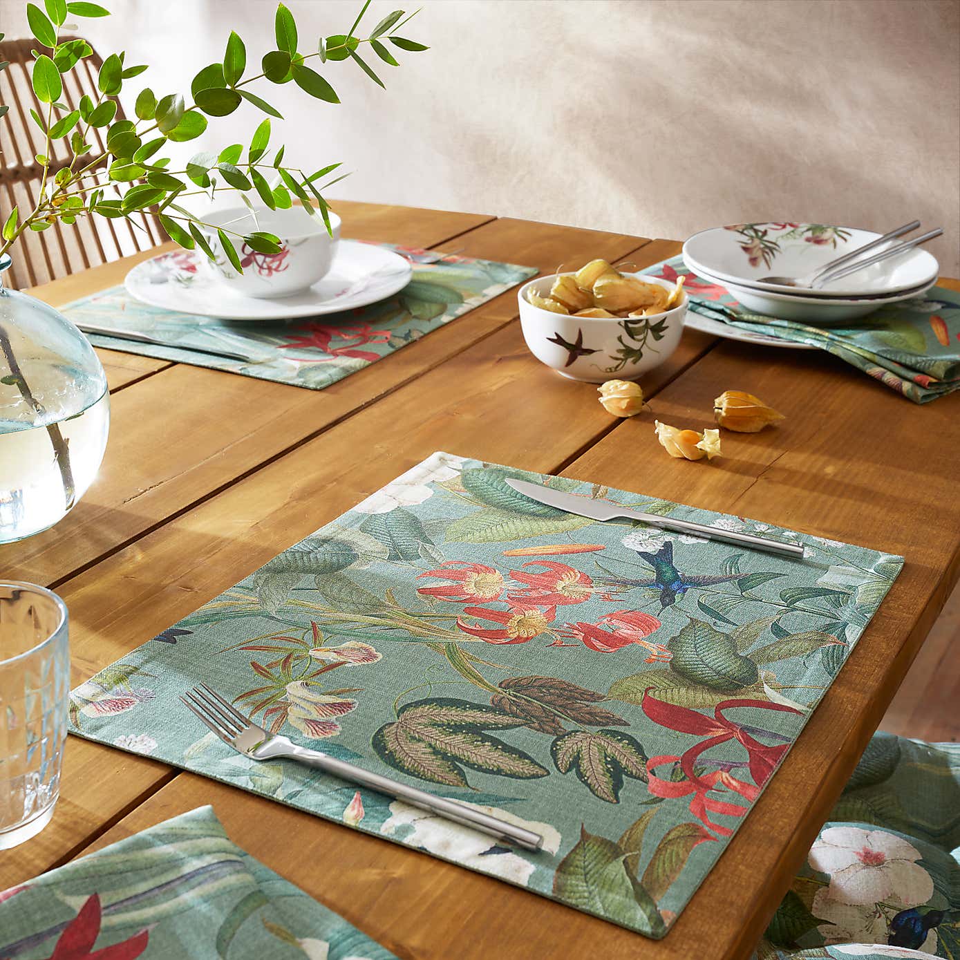 Botanical Birds Placemats 2pck