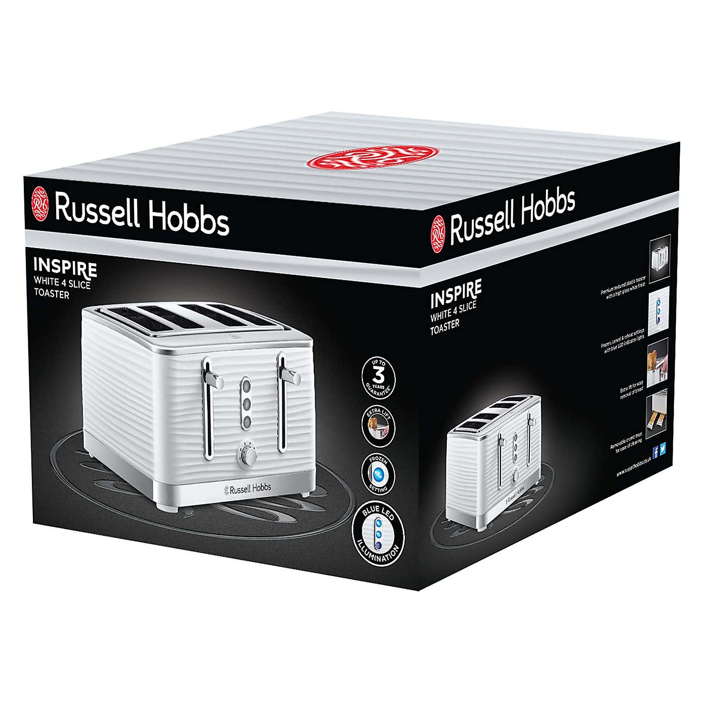 Russell Hobbs Inspire 4 Slice Toaster