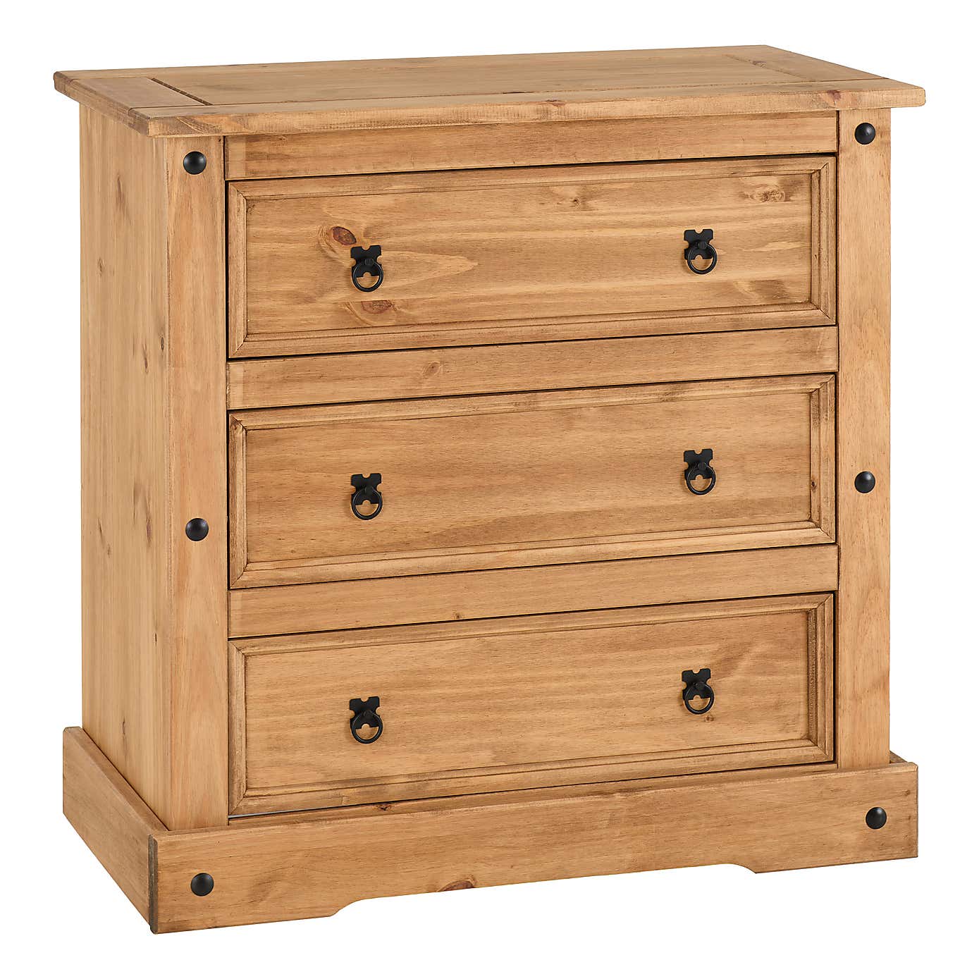 Corona Pine 3 Drawer Chest