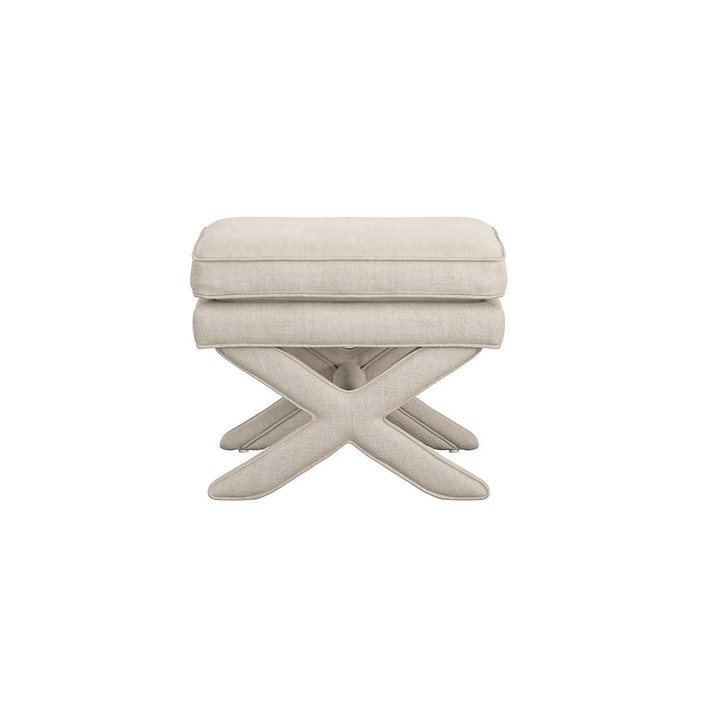 Rhode Linen Blend Footstool