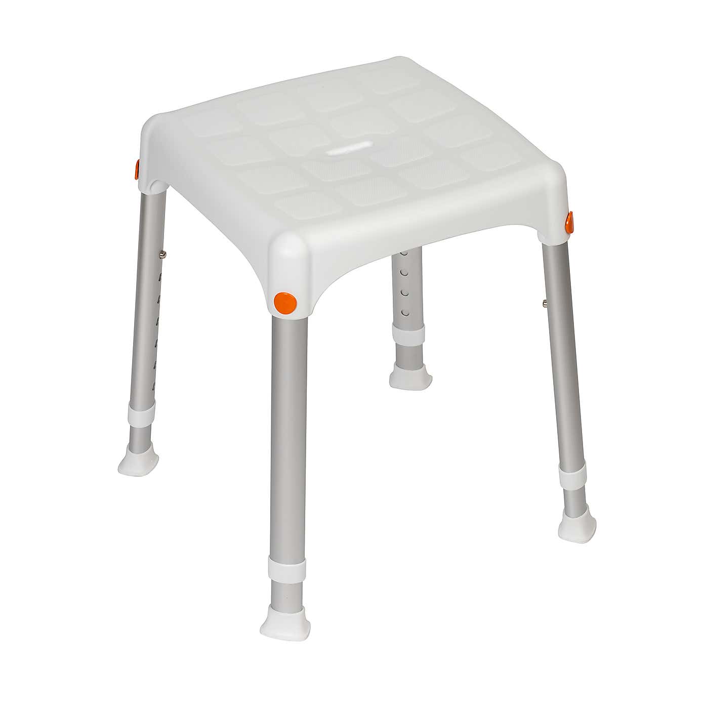 White Inclusive Shower Stool