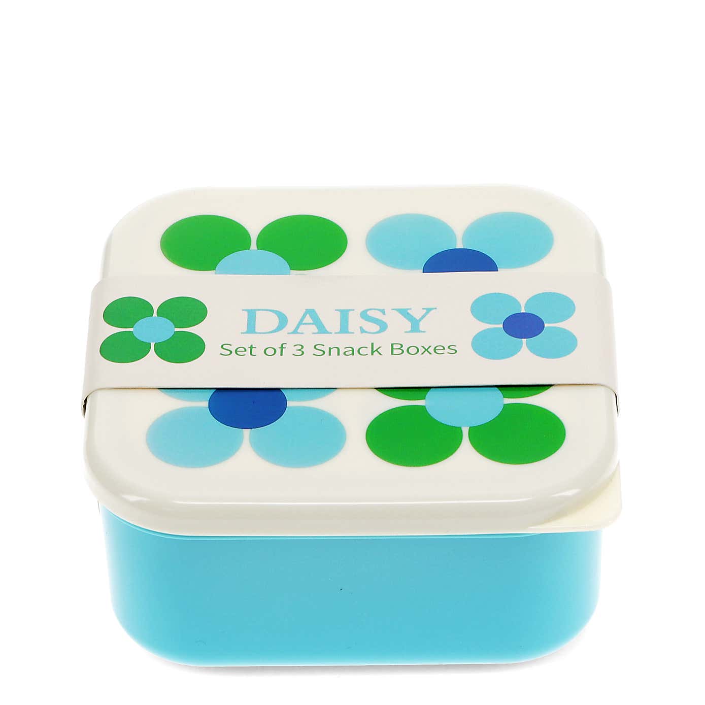 Blue Daisy Boxes Set of 3