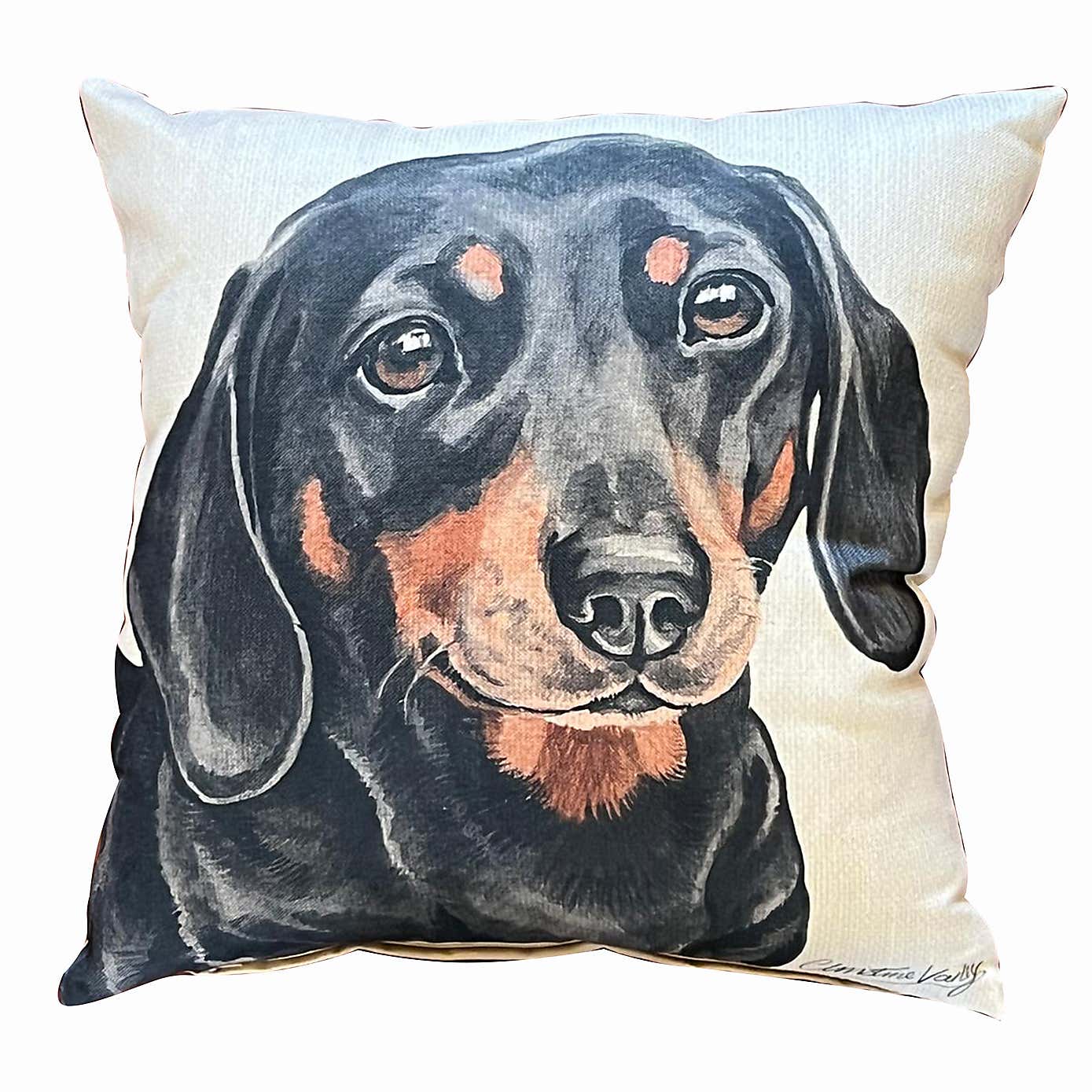Daro Dachshund Square Cushion