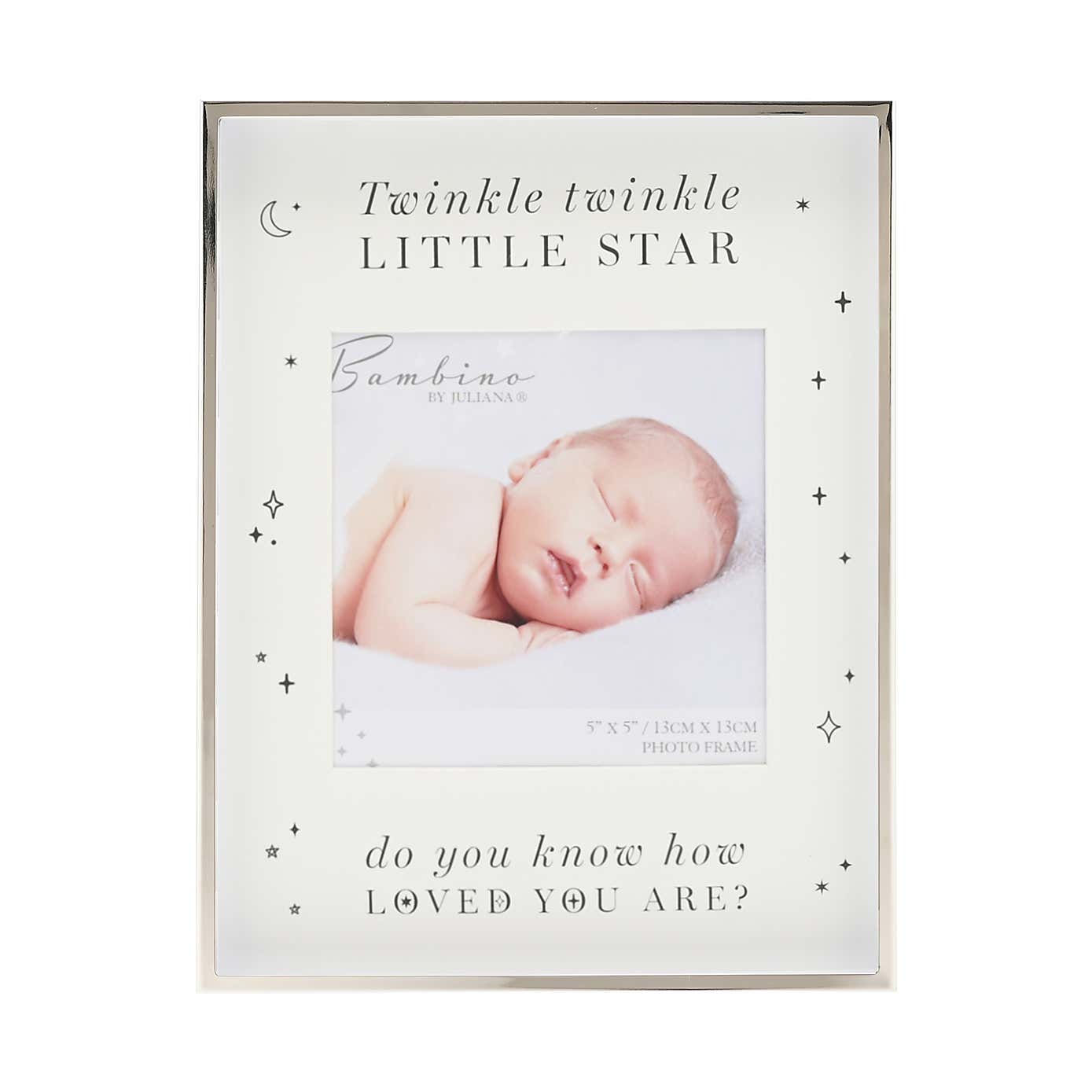 Bambino Metal Plated Twinkle Twinkle Photo Frame
