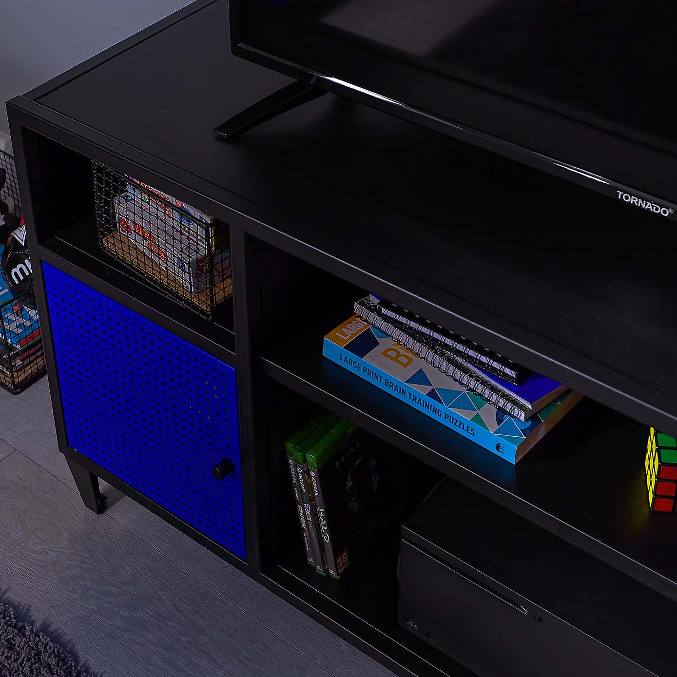 X Rocker Mesh Tek Media TV Unit for TVs up to 50"