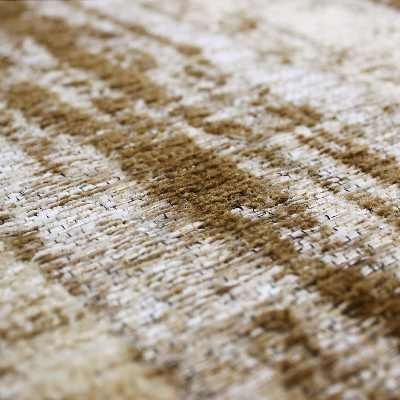 Linear Abstract Chenille Rug