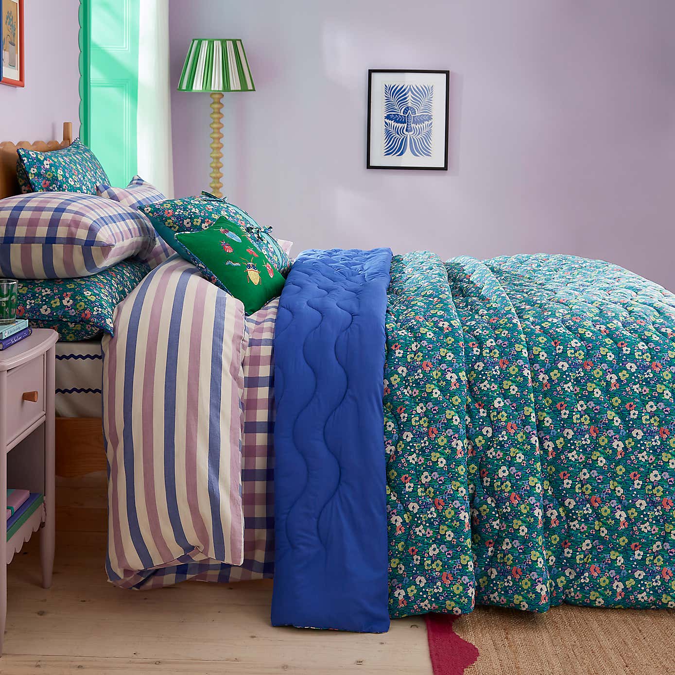 Sophie Robinson Petal Meadow Bedspread