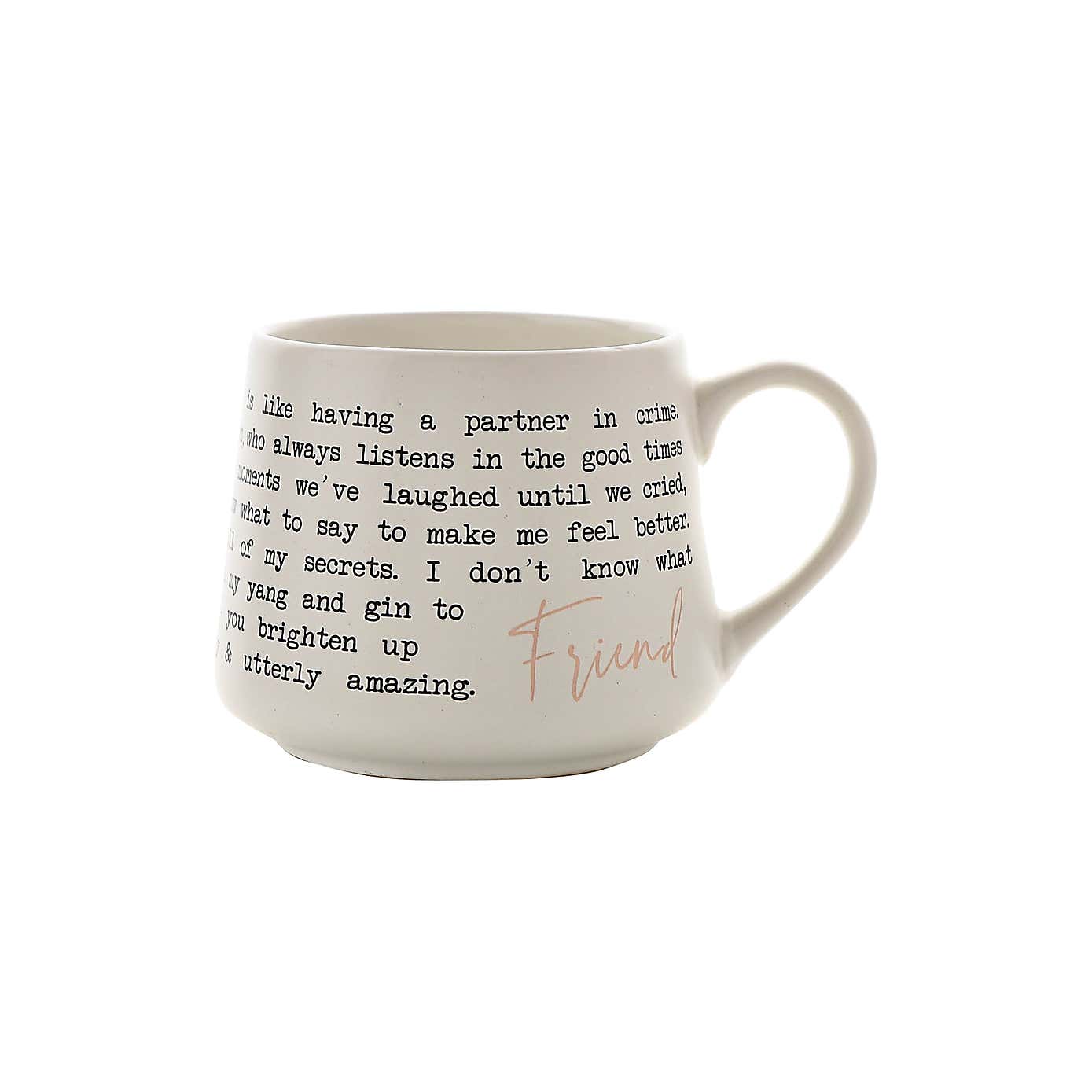 Moments Friend Stoneware Mug