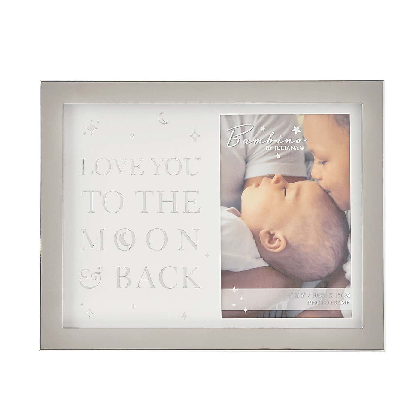 Bambino Love You to the Moon & Back Silver Plated Photo Frame