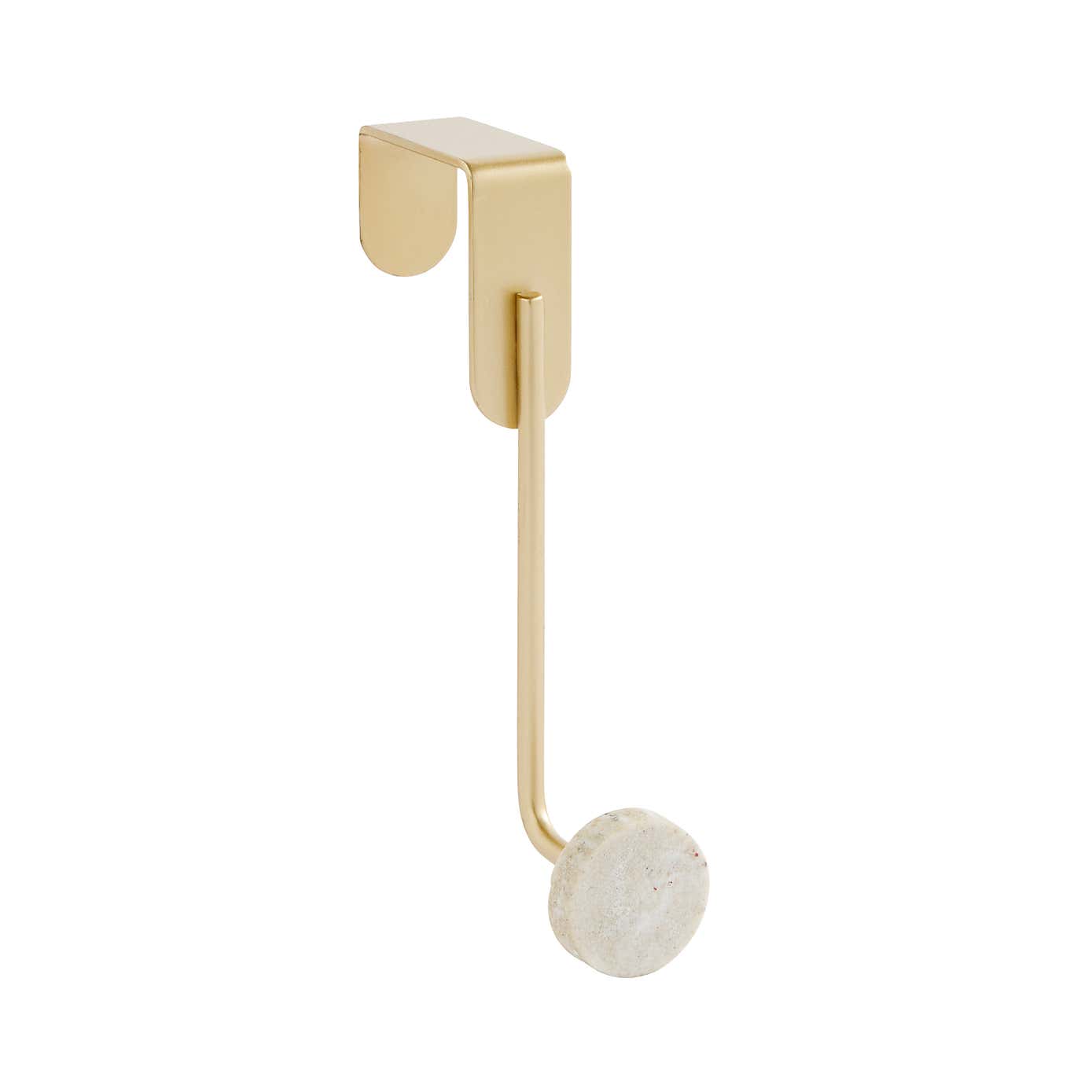 Marble Single Overdoor Towel Hook