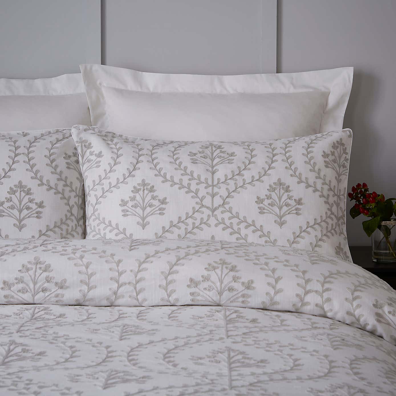 Dorma Marcia 100% Cotton Duvet Cover and Pillowcase Set