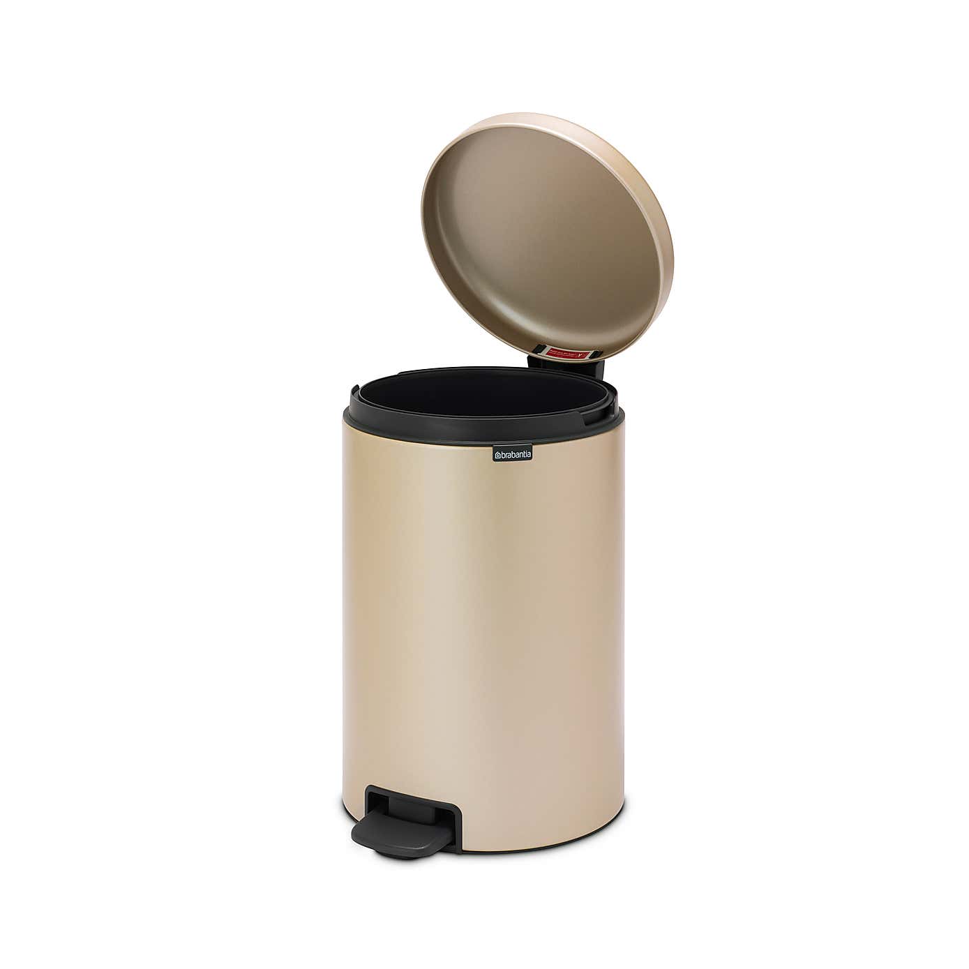 Newlcon Champagne 20 Litre Pedal Bin