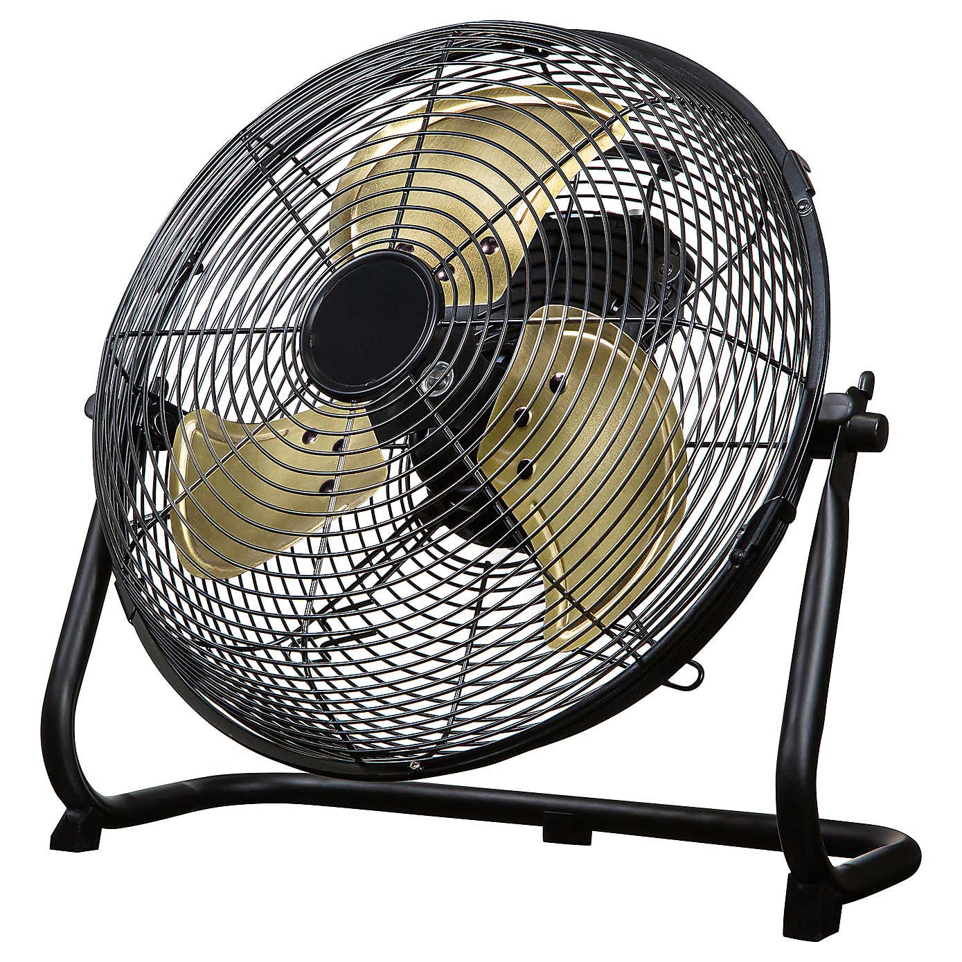 Russell Hobbs 12 Inch Brushed Gold Floor Fan