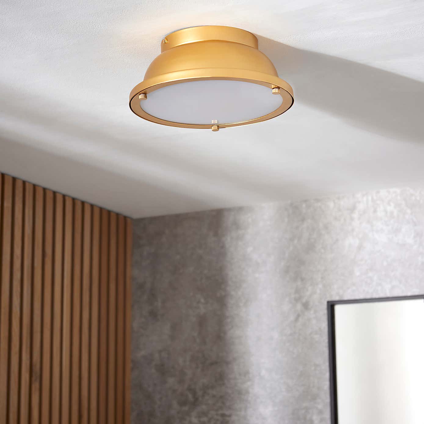 Barton Bathroom 1 Light Flush Ceiling Fitting