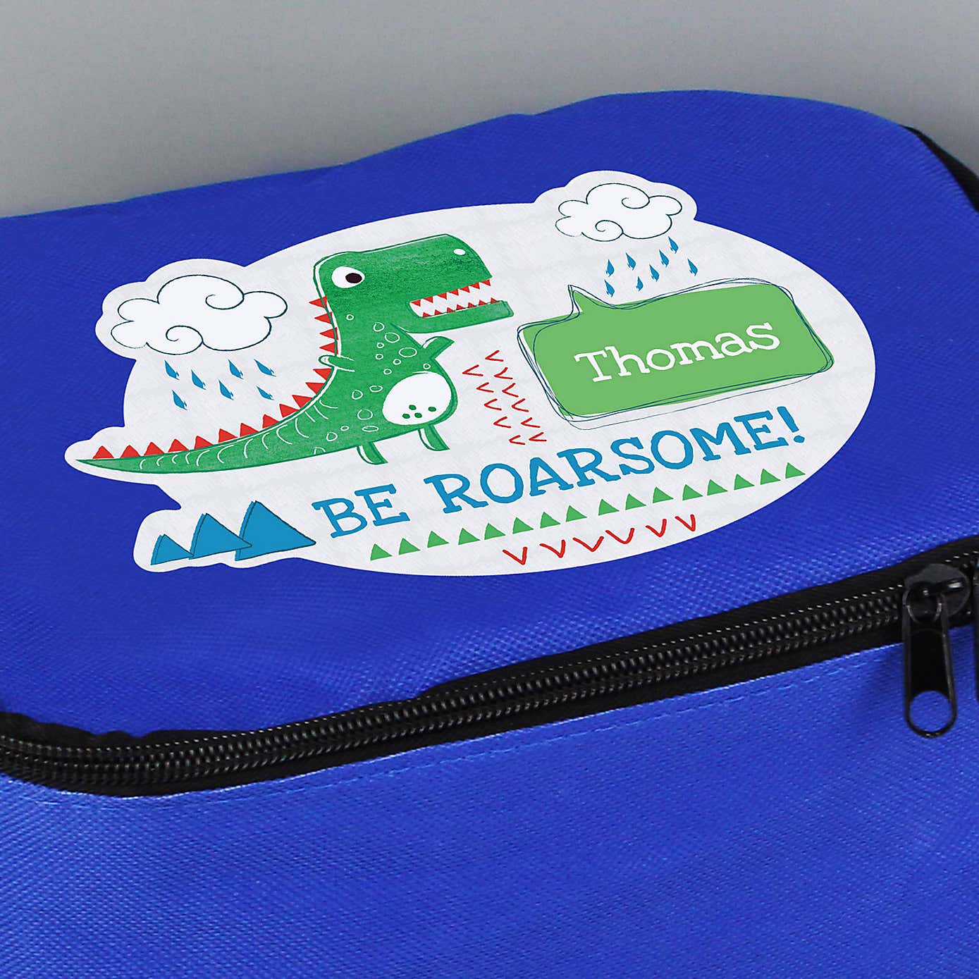 Personalised Be Roarsome Dinosaur Lunch Bag