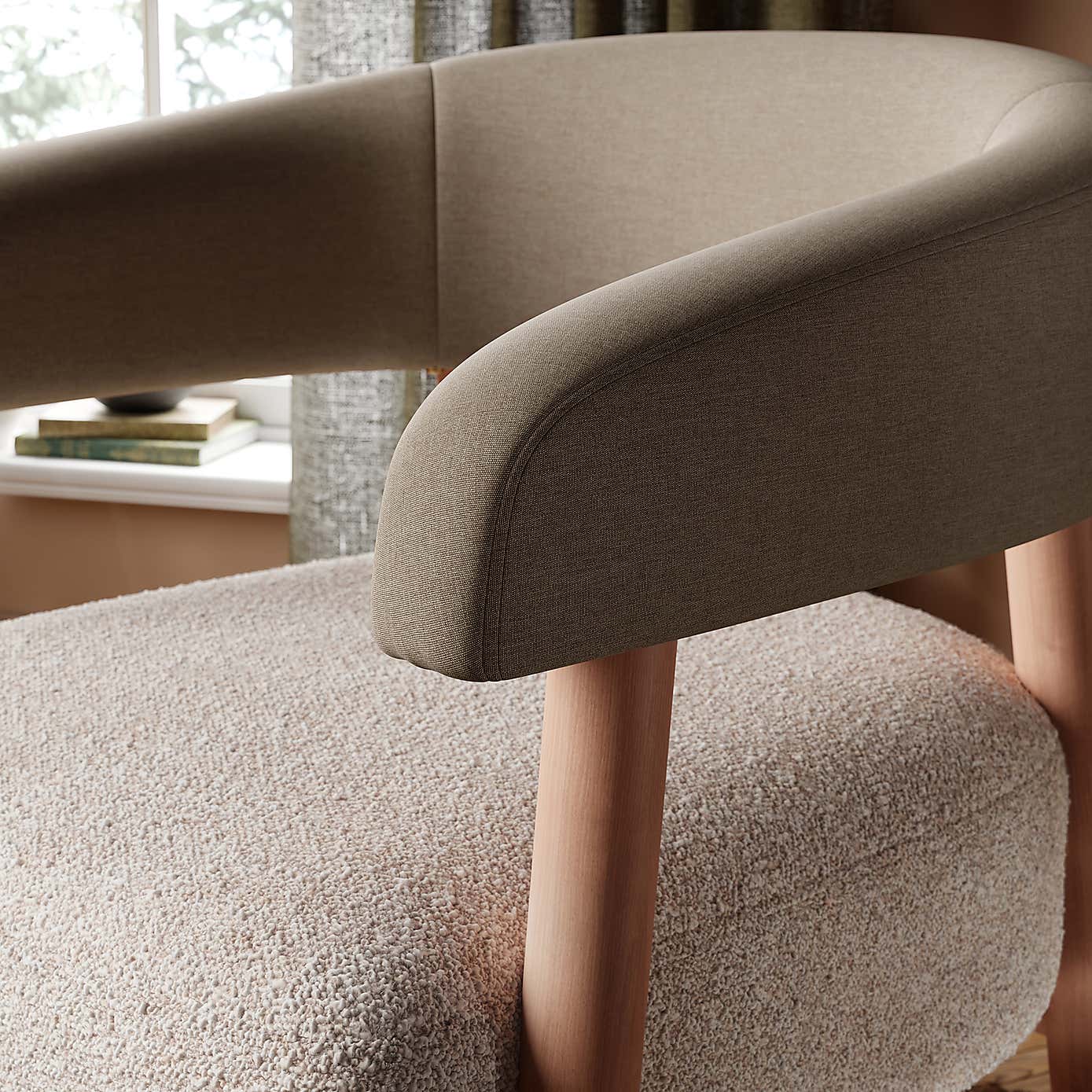 Cleo Chunky Boucle Accent Chair