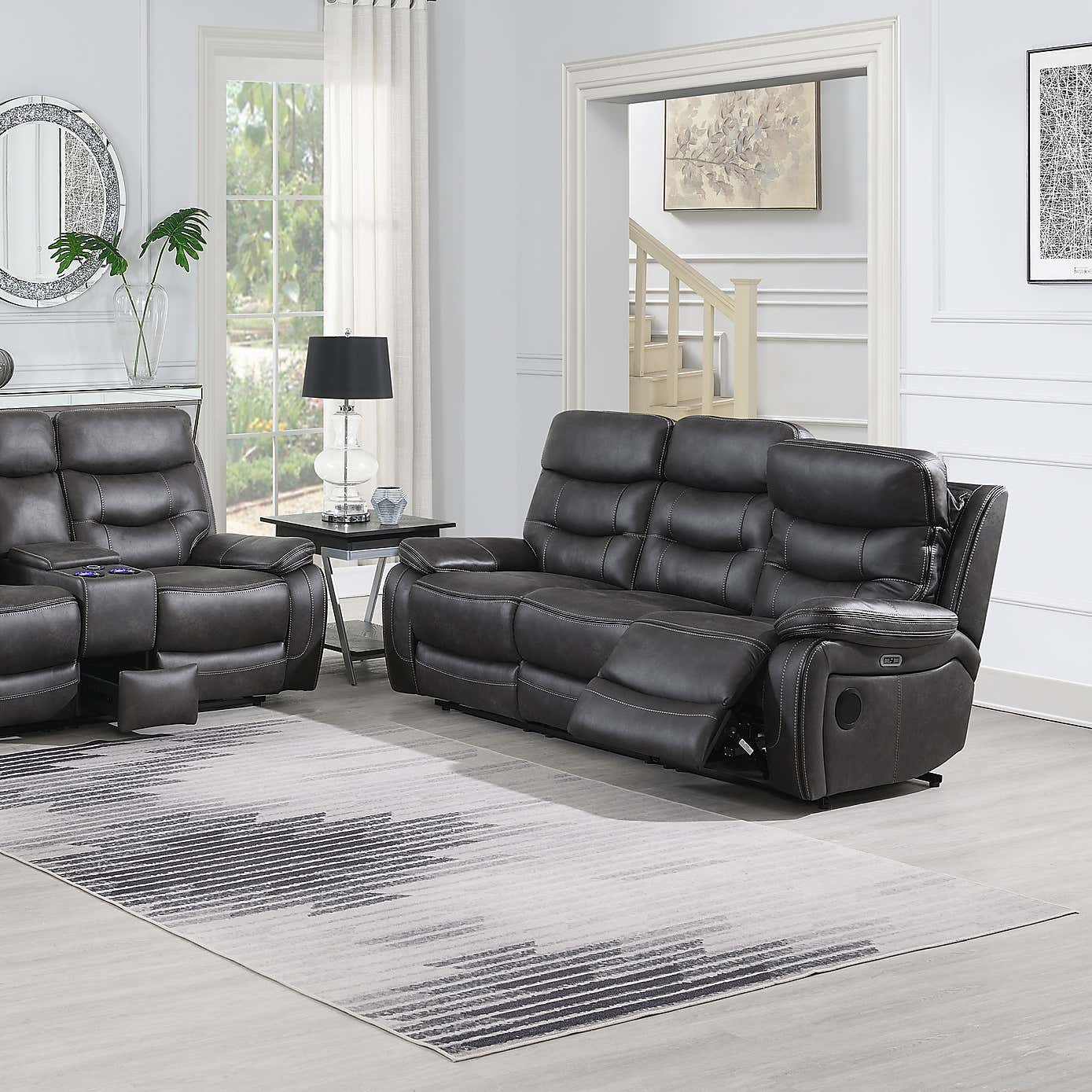 Image Furnishings Noah 3 Seater Tech Recliner Sofa