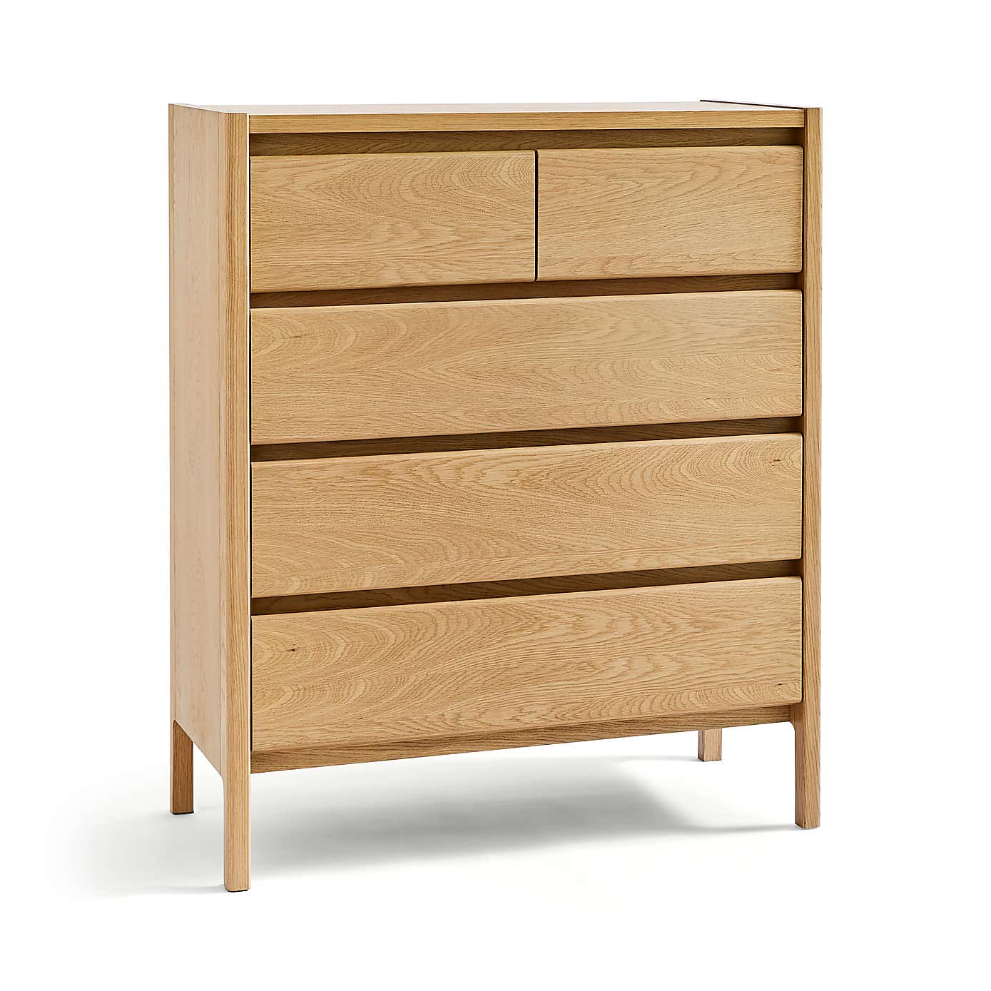 Elements Holmes 5 Drawer Chest, Oak