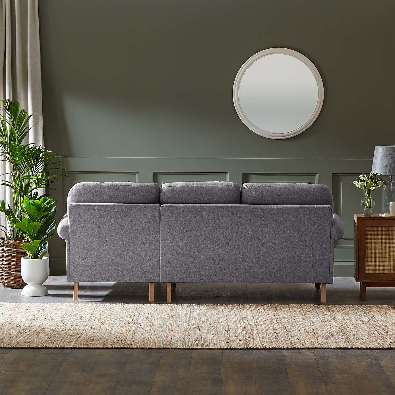 Jolene Soft Texture Corner Chaise Sofa