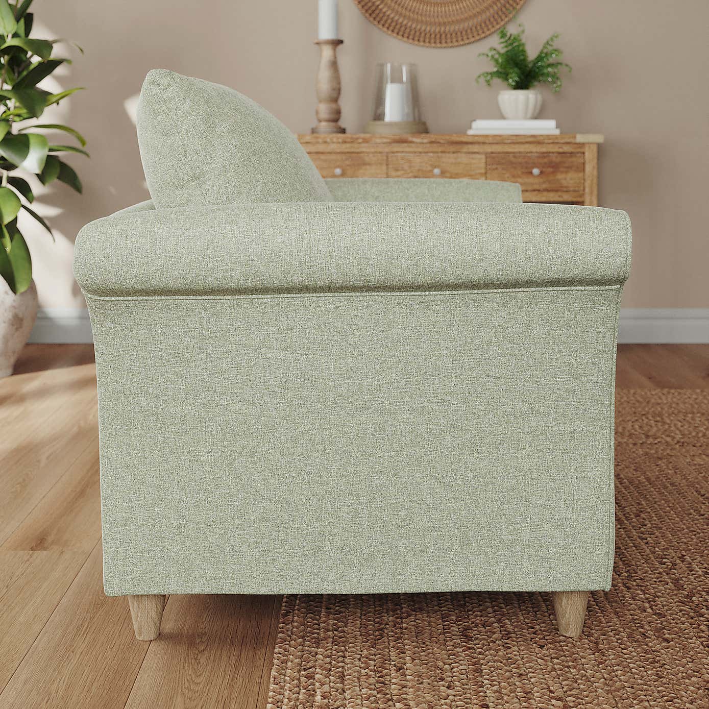 Dixie Armchair, Soft Texture Fabric
