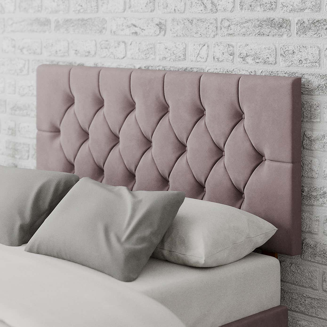 Olivier Plush Velvet Headboard