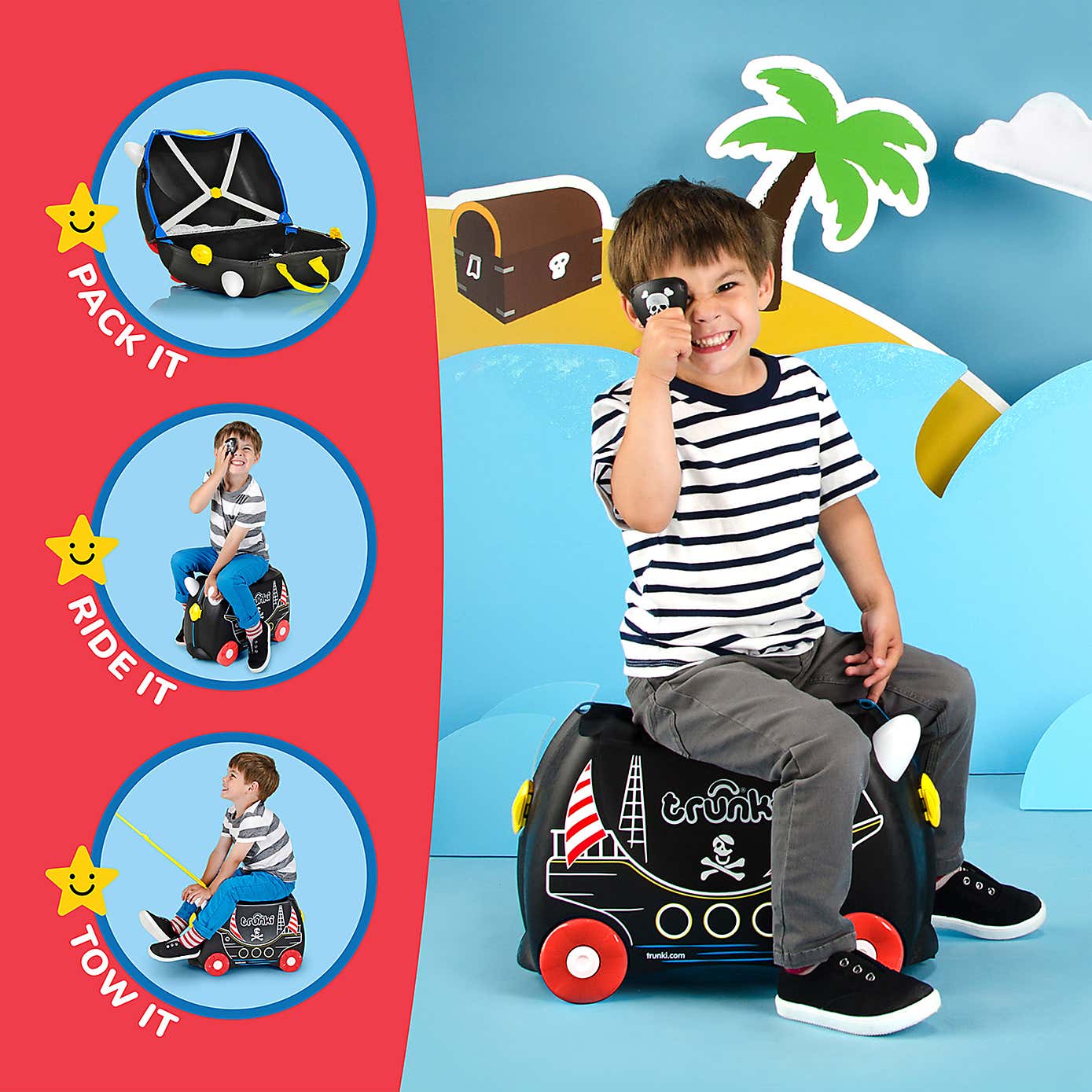 Trunki Pedro the Pirate Ride On Suitcase