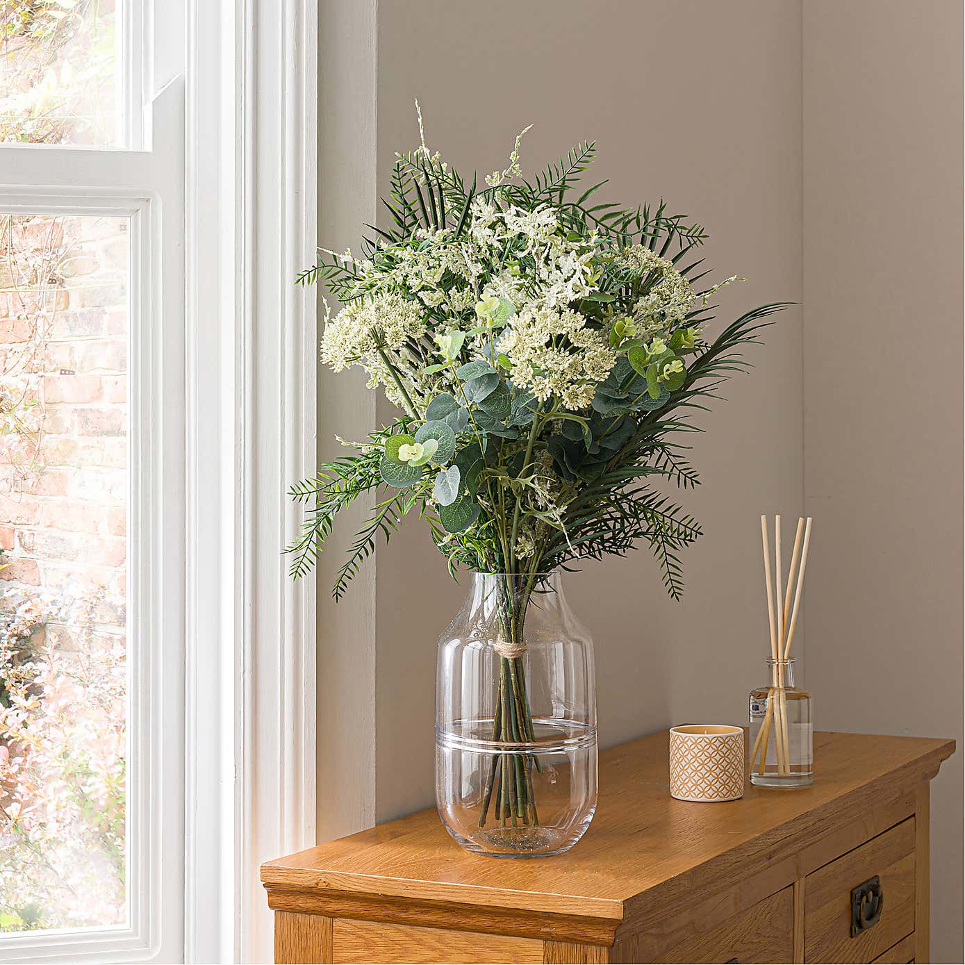 Florals Forever Artificial Green Darcy Foliage Luxury Bouquet