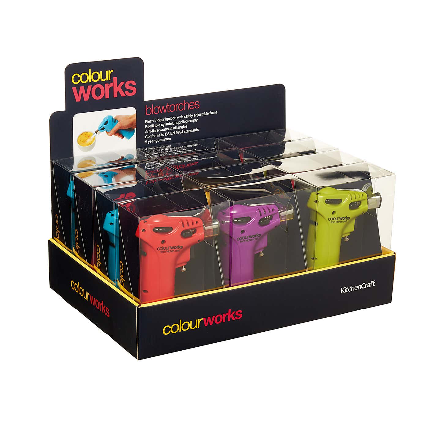 Colourworks Cook's Blow Torch Assorted Colours