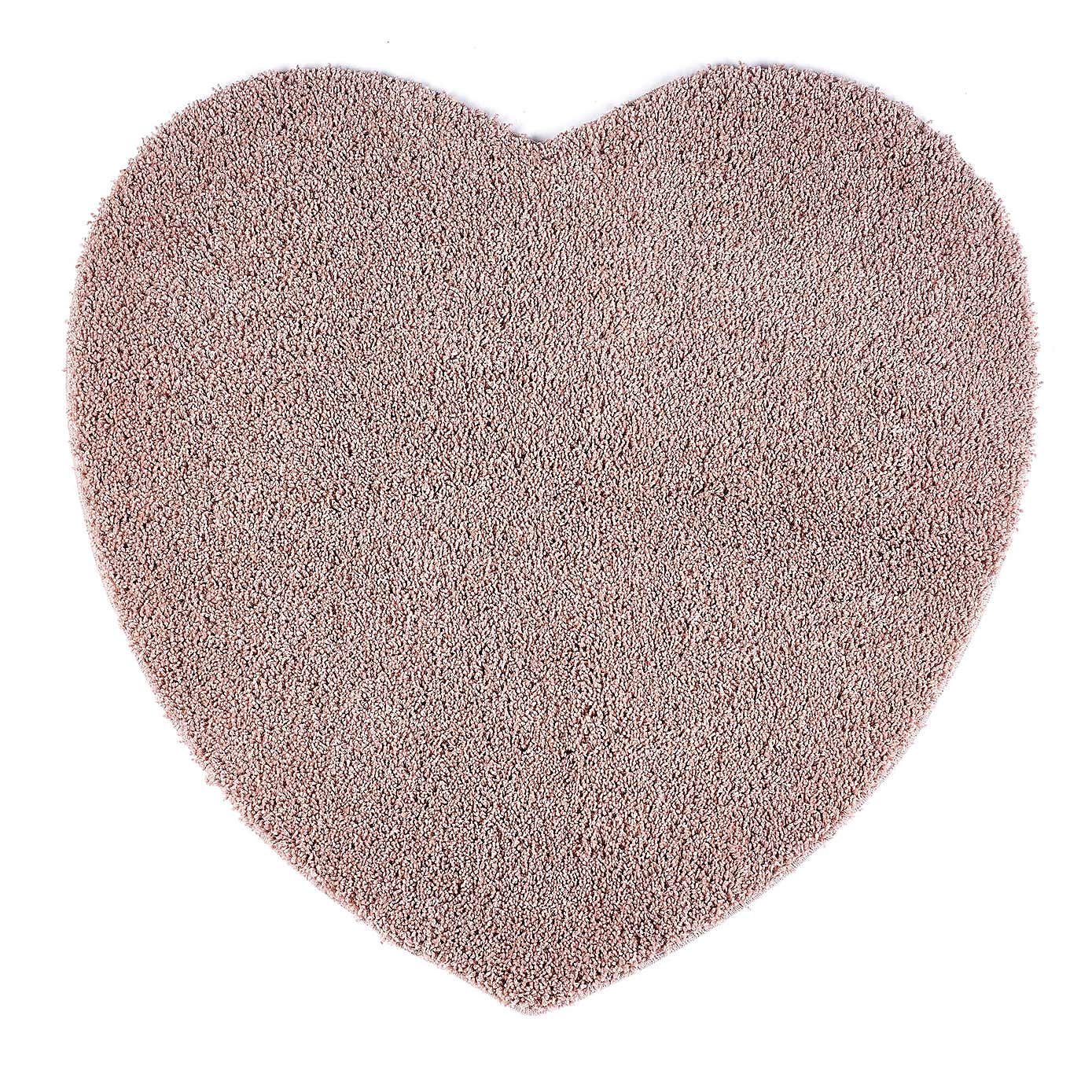 Marvel Heart Shaggy Washable Rug