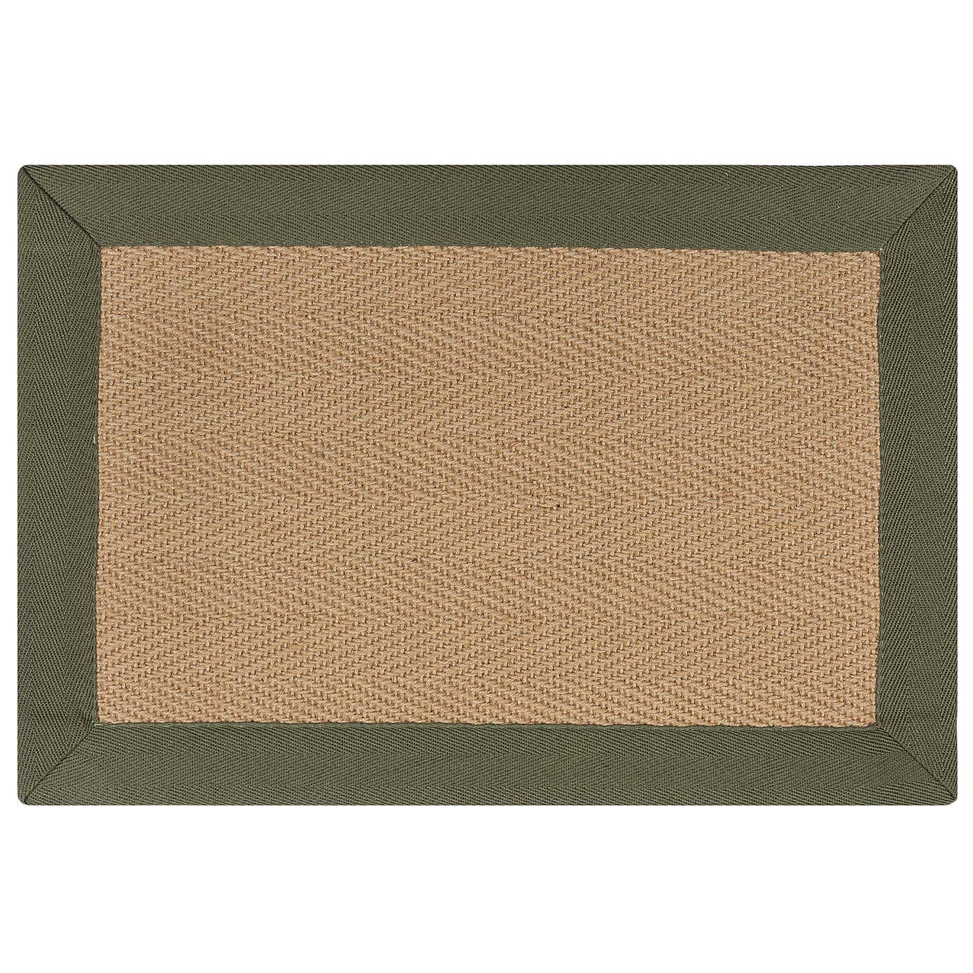 Herringbone Jute Border Doormat