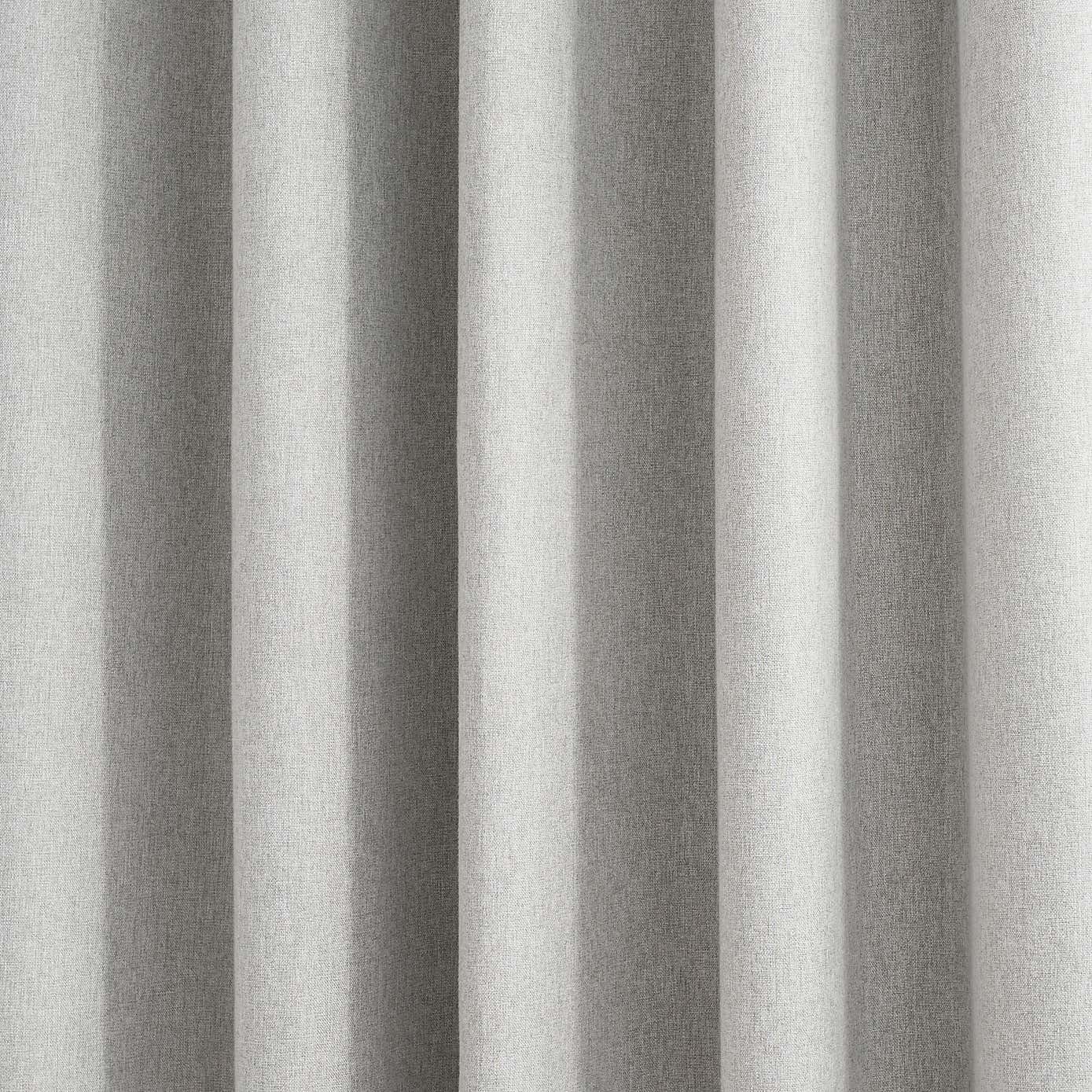 Luna Brushed Blackout Eyelet Door Curtain