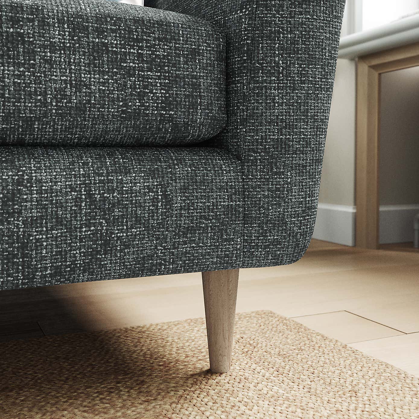 Sven Chunky Chenille Snuggle Chair