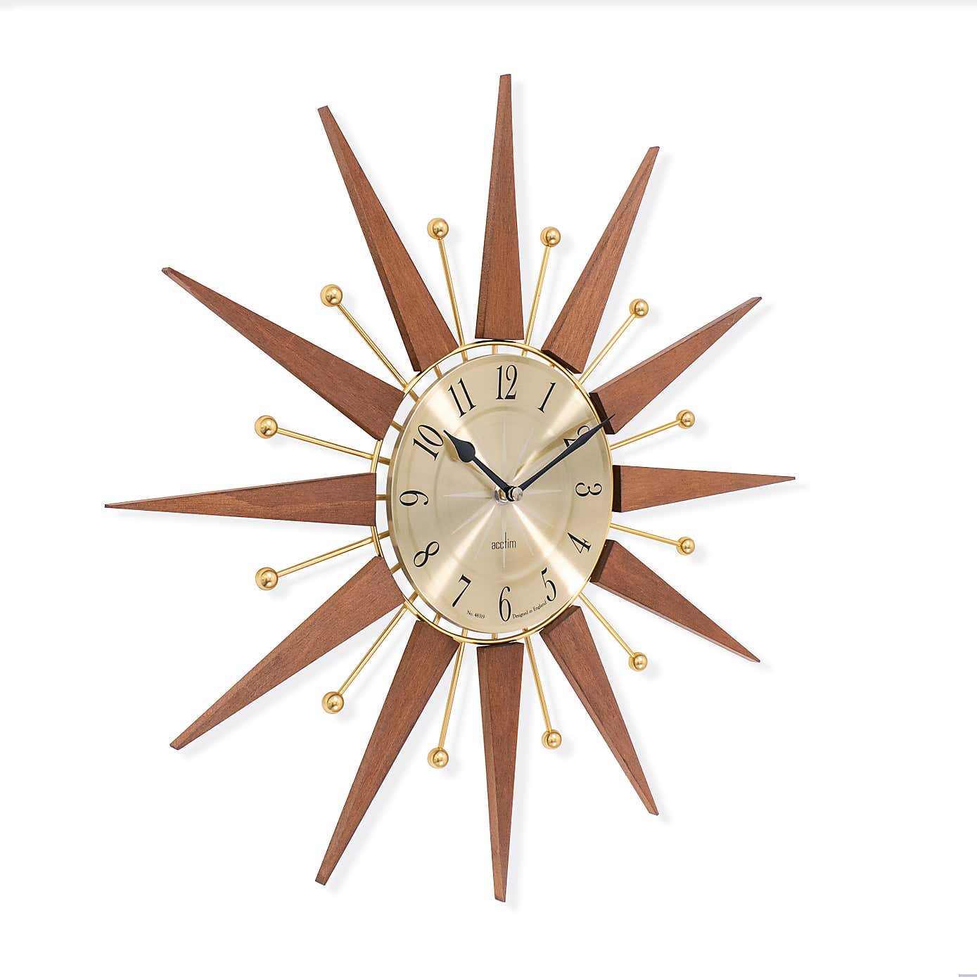 Acctim Wolcott Wooden Wall Clock