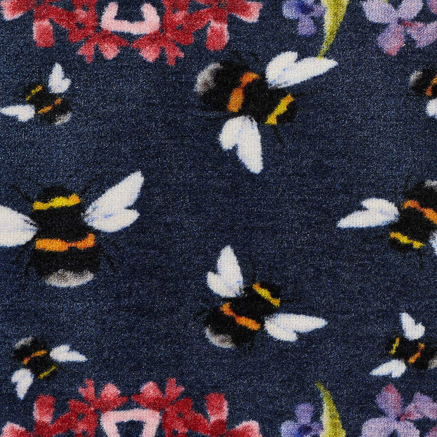 Marvel Floral Bee Washable Doormat