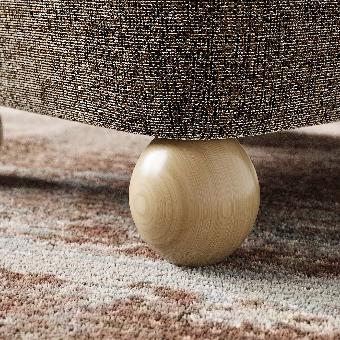Nylah Luxe Boucle Storage Footstool