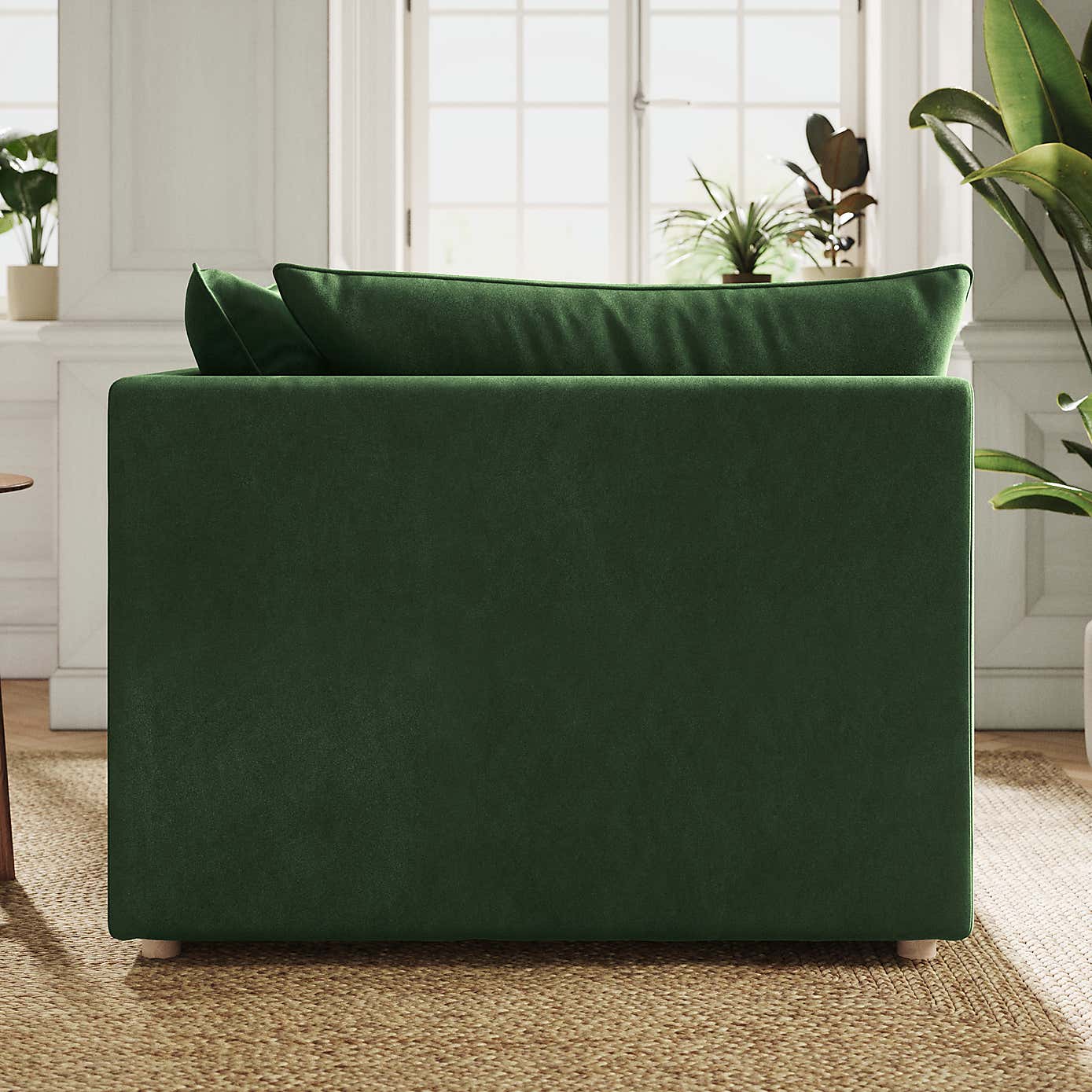 Full Circle Austin Cosy Velvet Modular Corner Piece